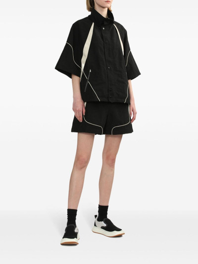 ADER error Acere panelled mini shorts outlook