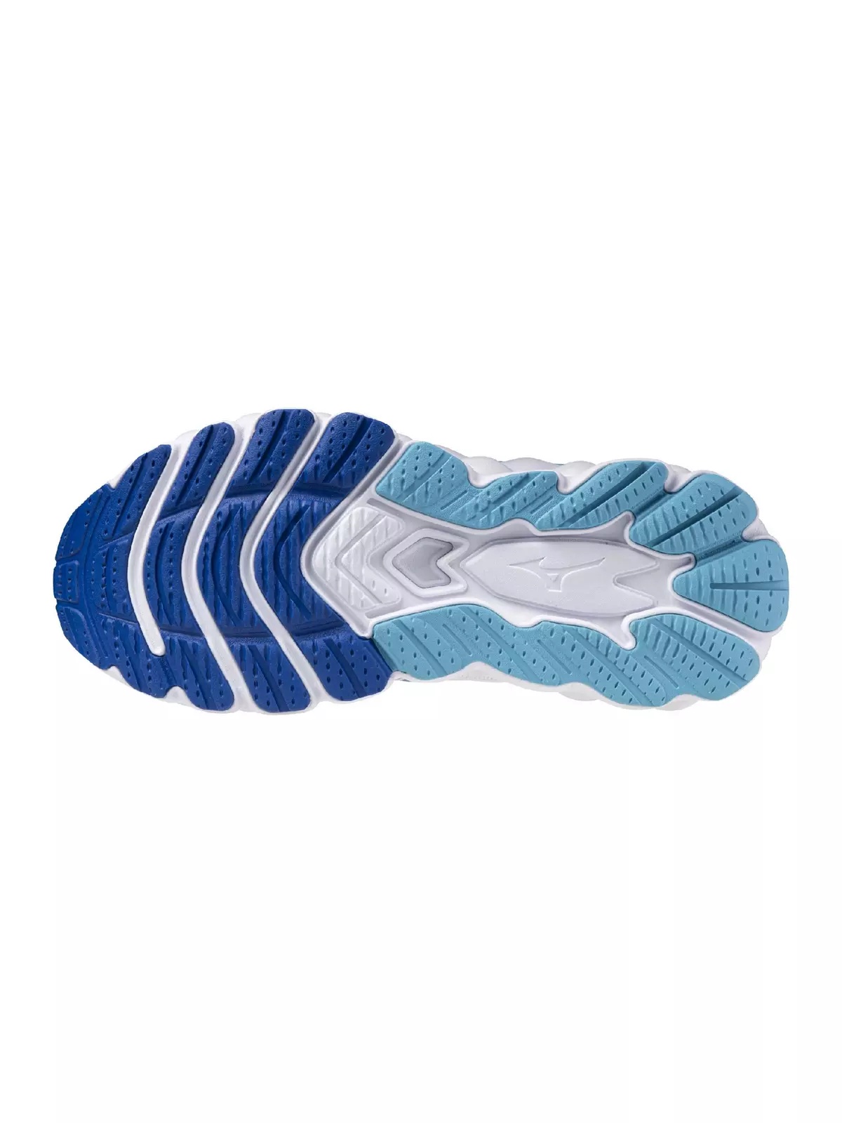 Wave Sky 8 "White/Moroccan Blue" Women's Running Shoe - 7