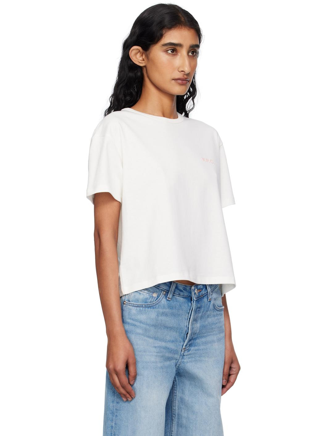White Boxy Petit VPC T-shirt - 2