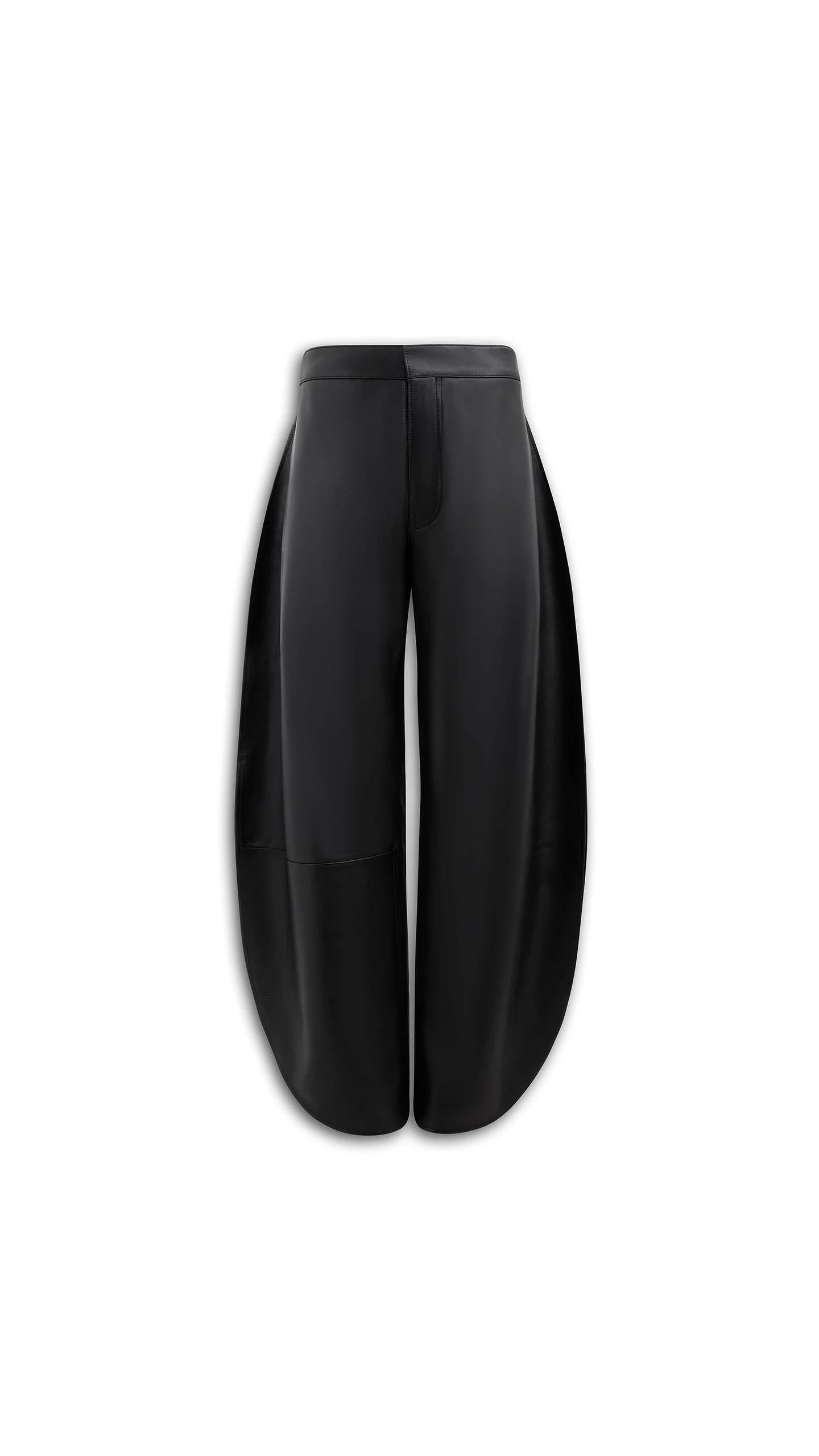 LEATHER PETAL PANTS - 1