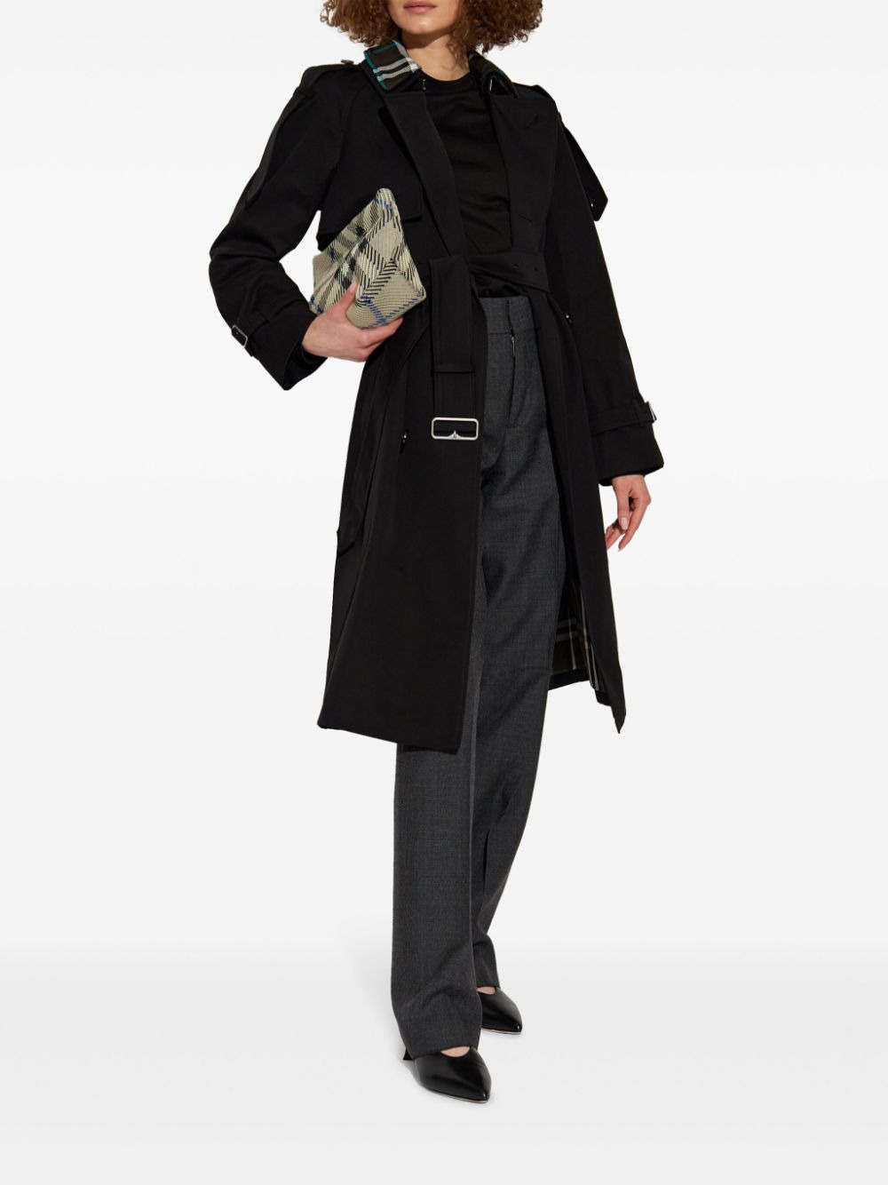 Burberry Women Cotton Trench Coat - 4
