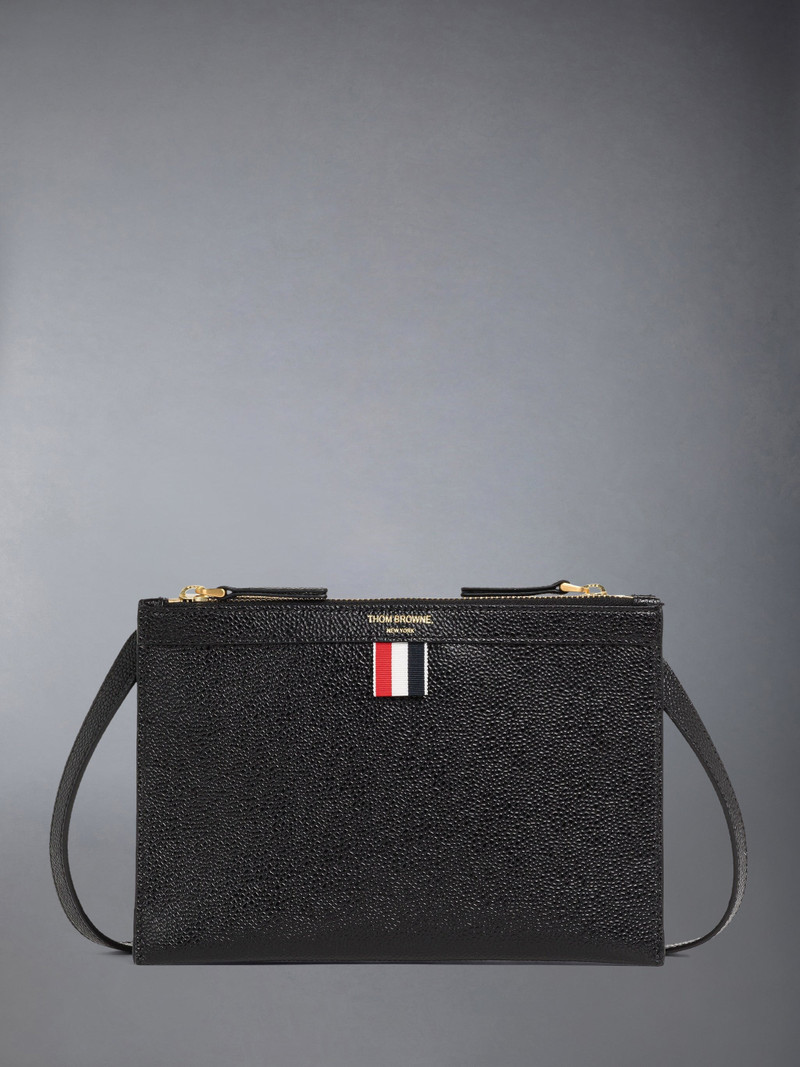 PEBBLE GRAIN SMALL DOCUMENT HOLDER CROSSBODY 1
