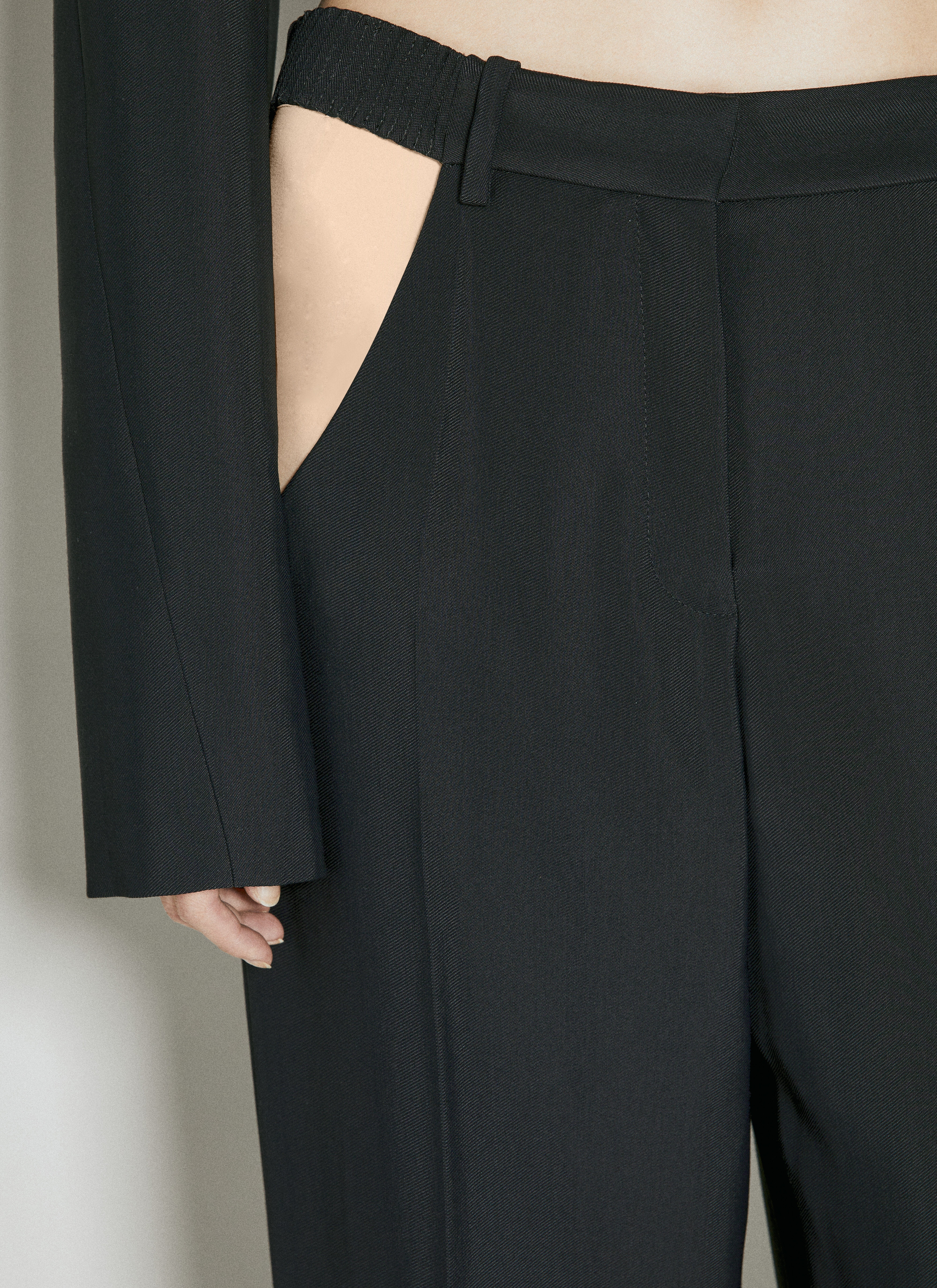 Cut-Out Tailored Pants - 5