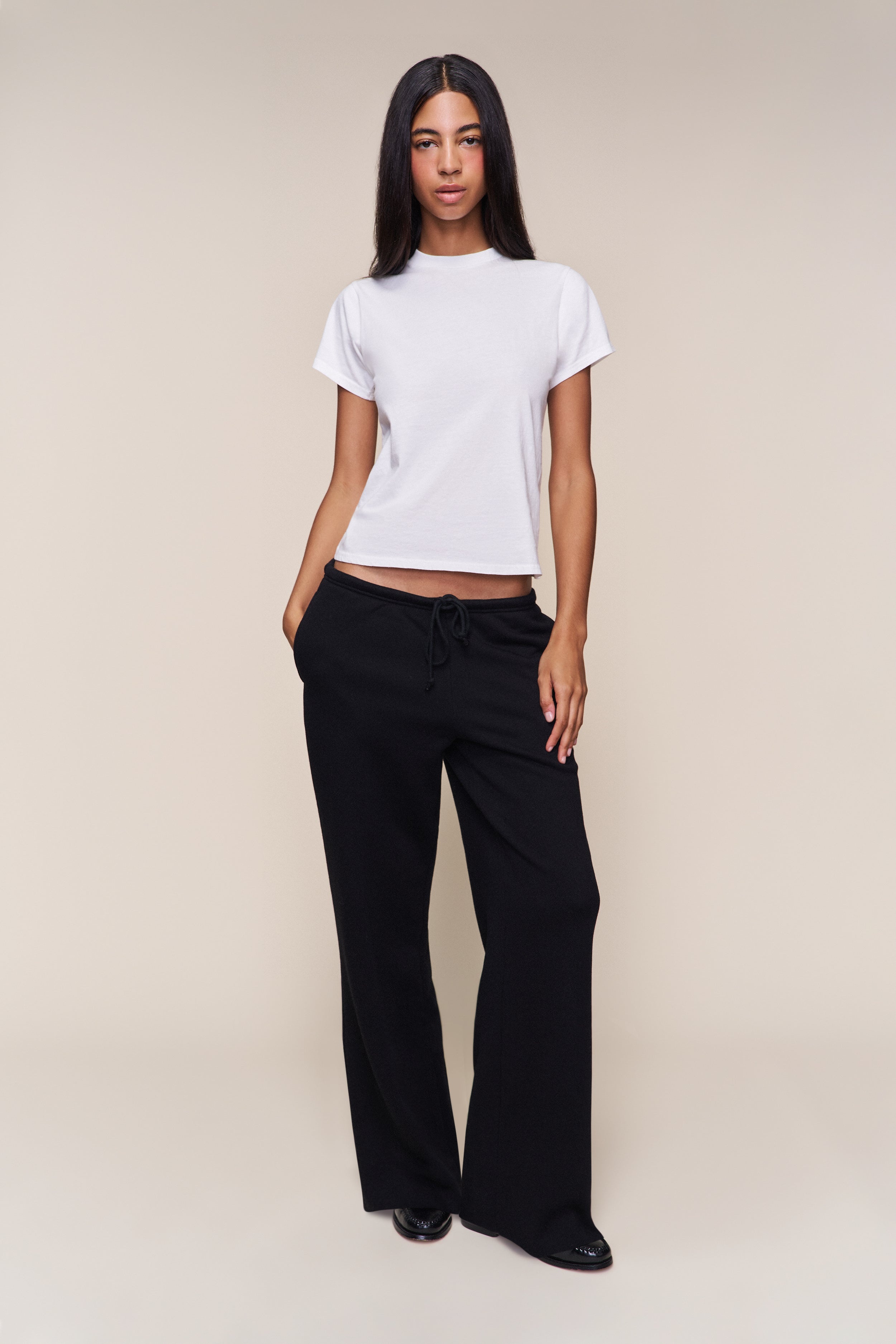 DRAWSTRING FLEECE PANT - 2