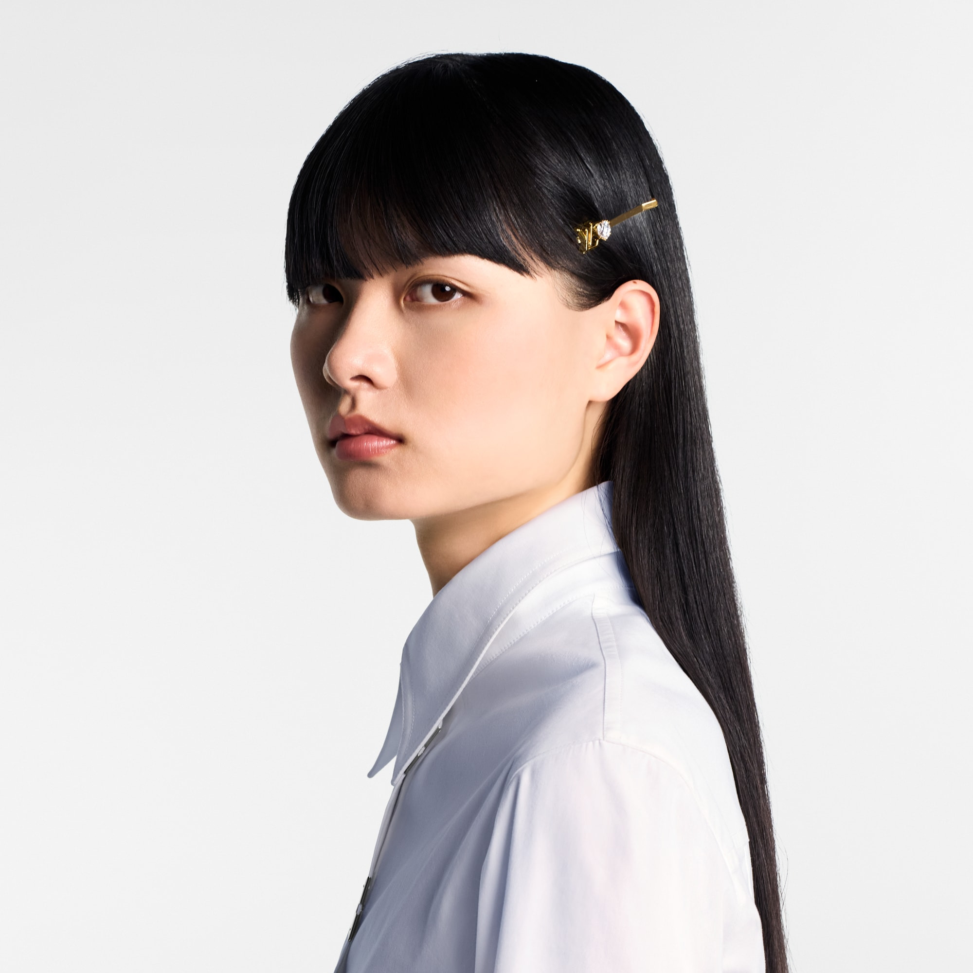 LV Iconic Heart Hairclip - 4
