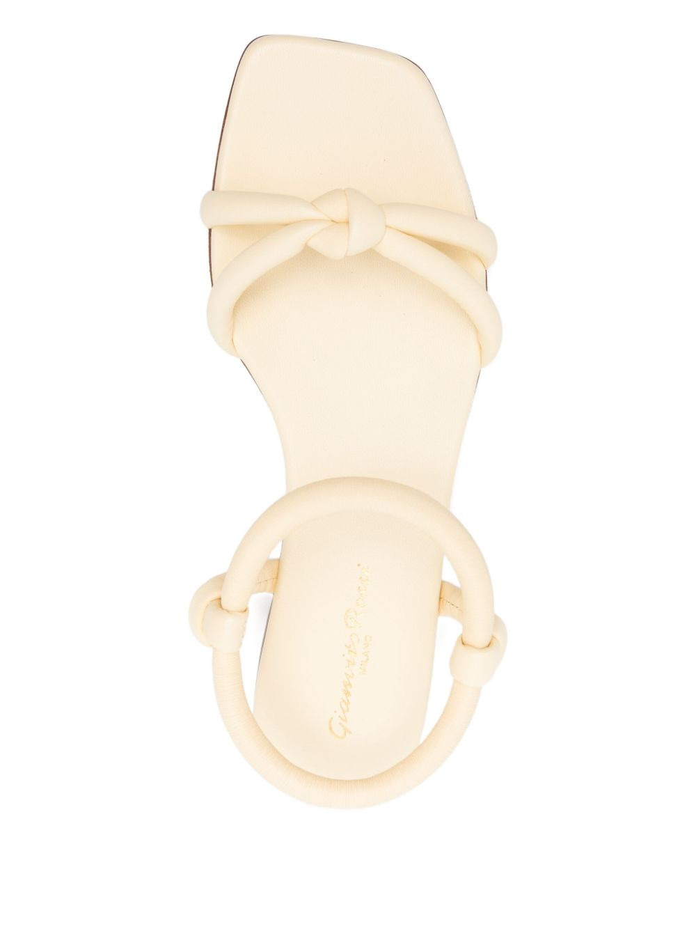 knotted ankle-strap sandals - 4