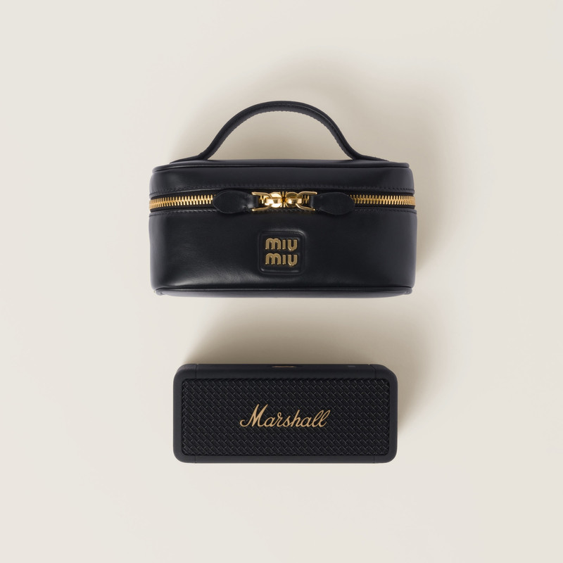 Marshall X Miu Miu speaker with leather case 1