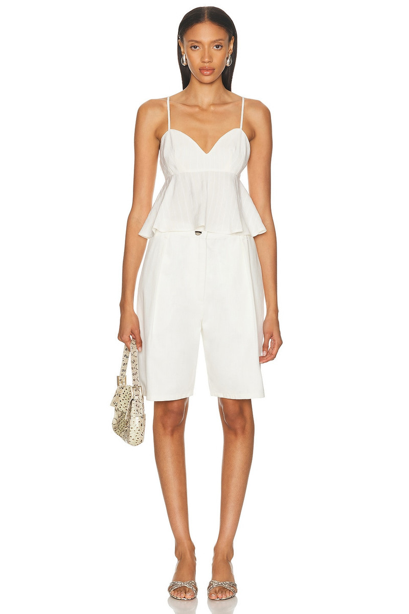 MATTHEW BRUCH Sweet Heart Crop Top outlook