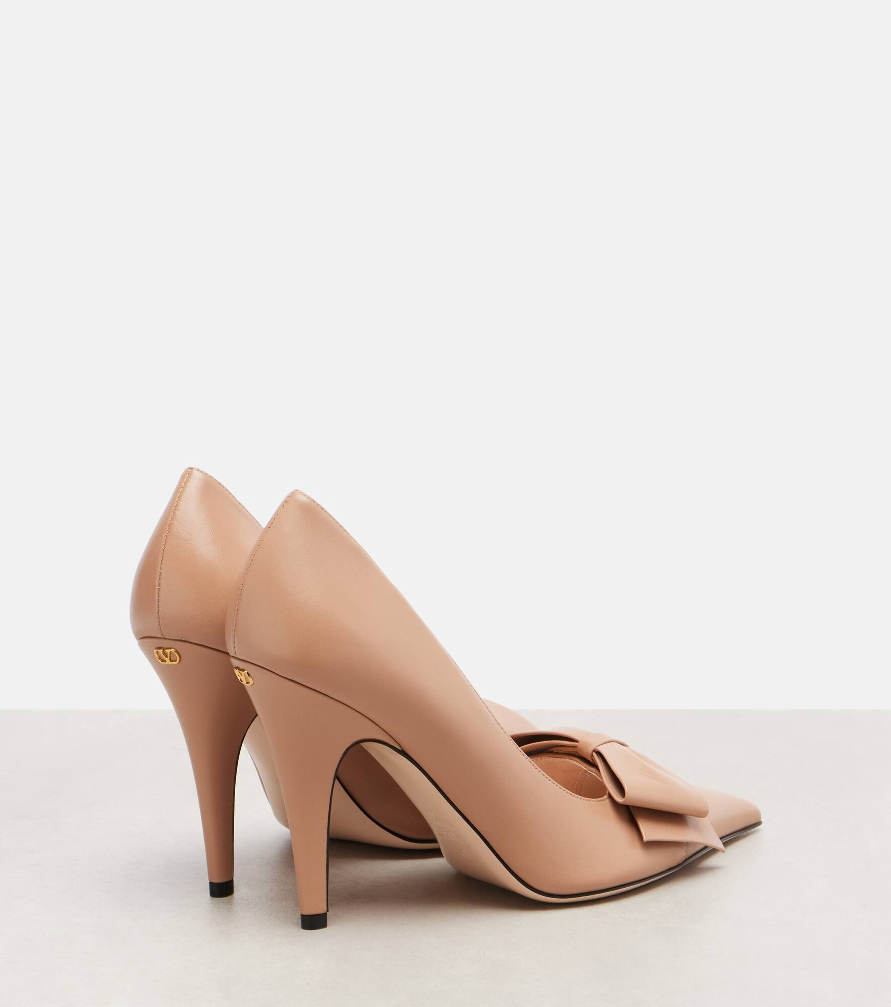 Bowow 100 bow-detail leather pumps - 2