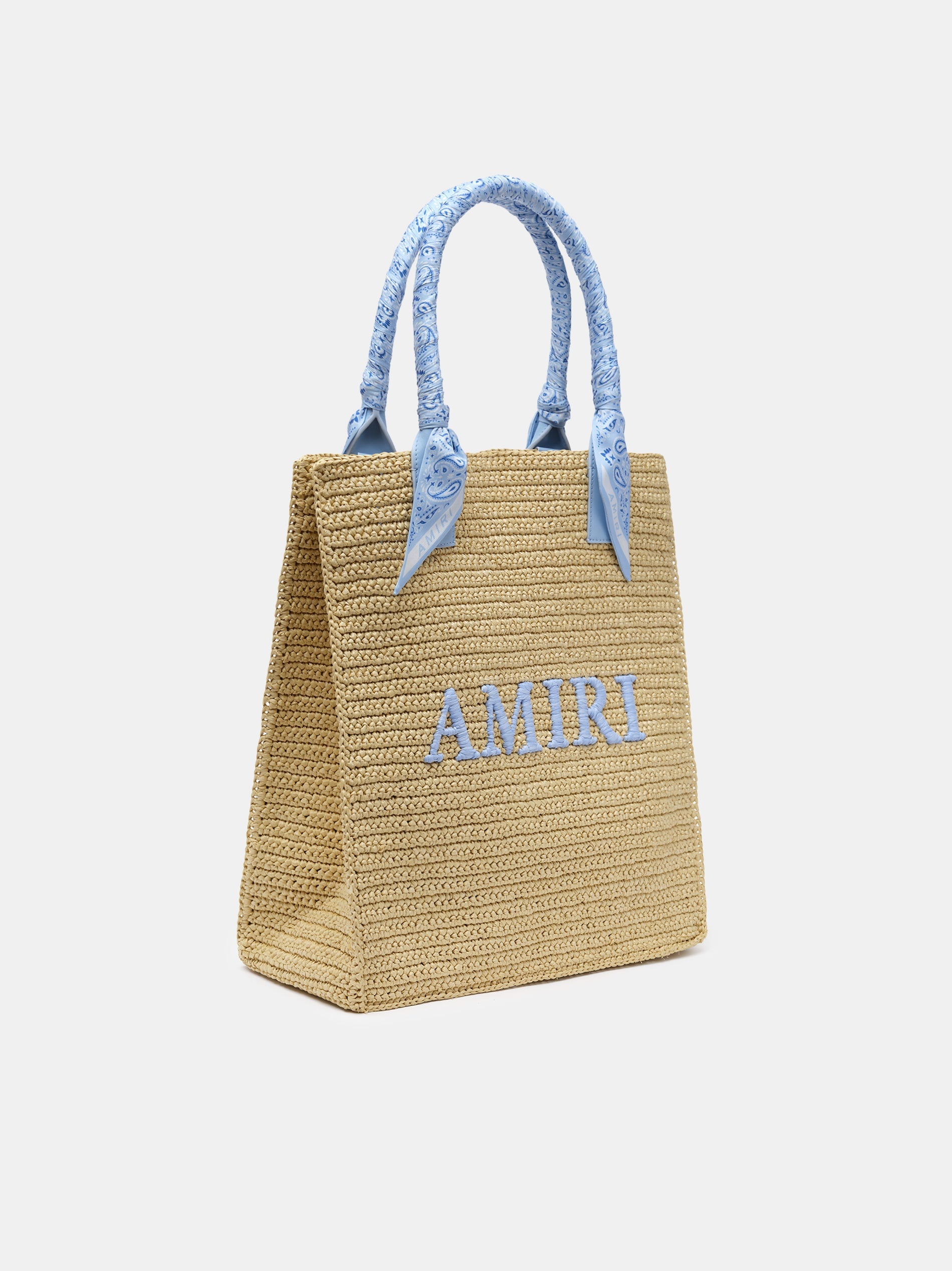 AMIRI RAFFIA TOTE - 3