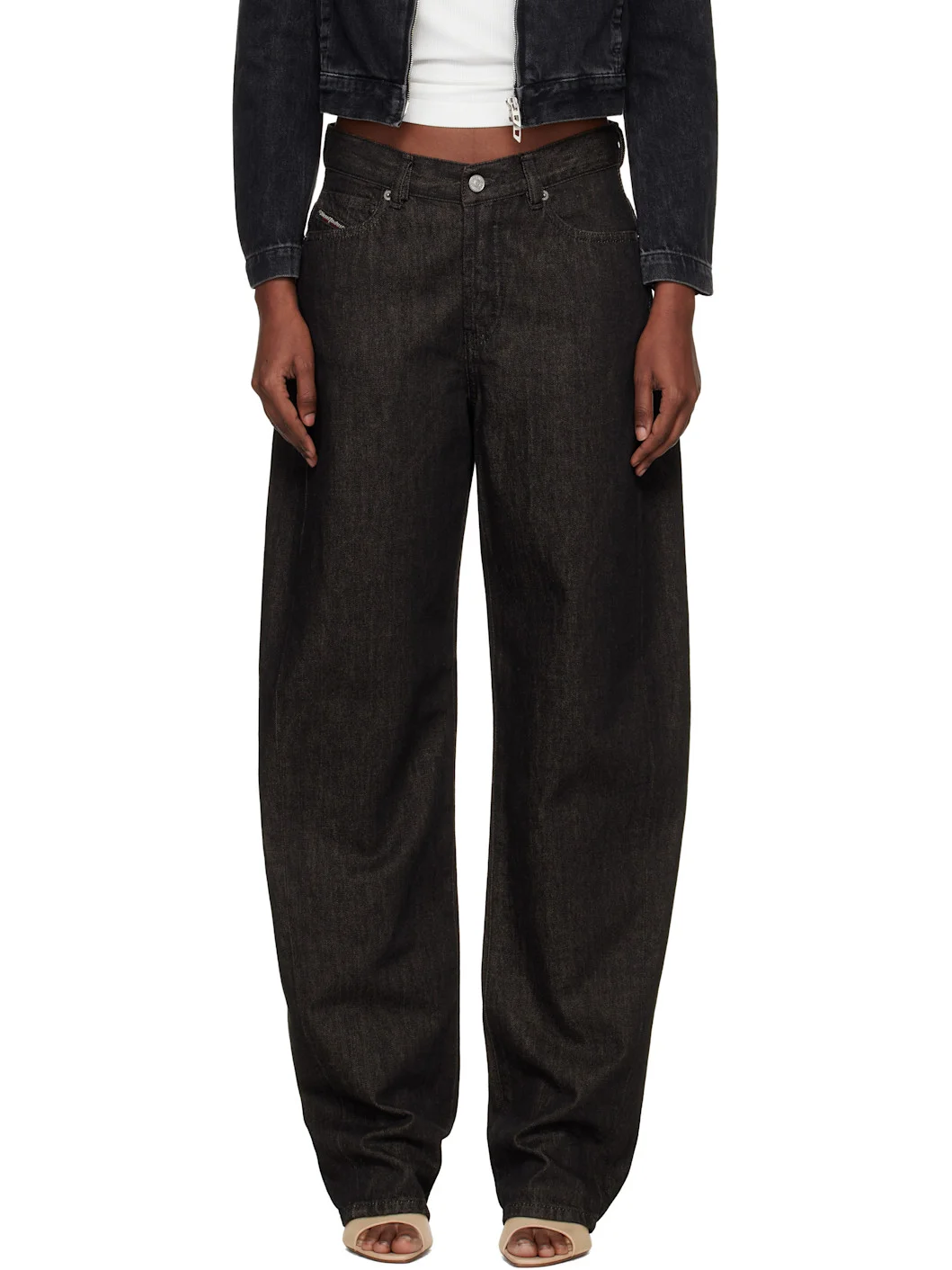 Brown 1974 D-ELLZ Jeans - 1