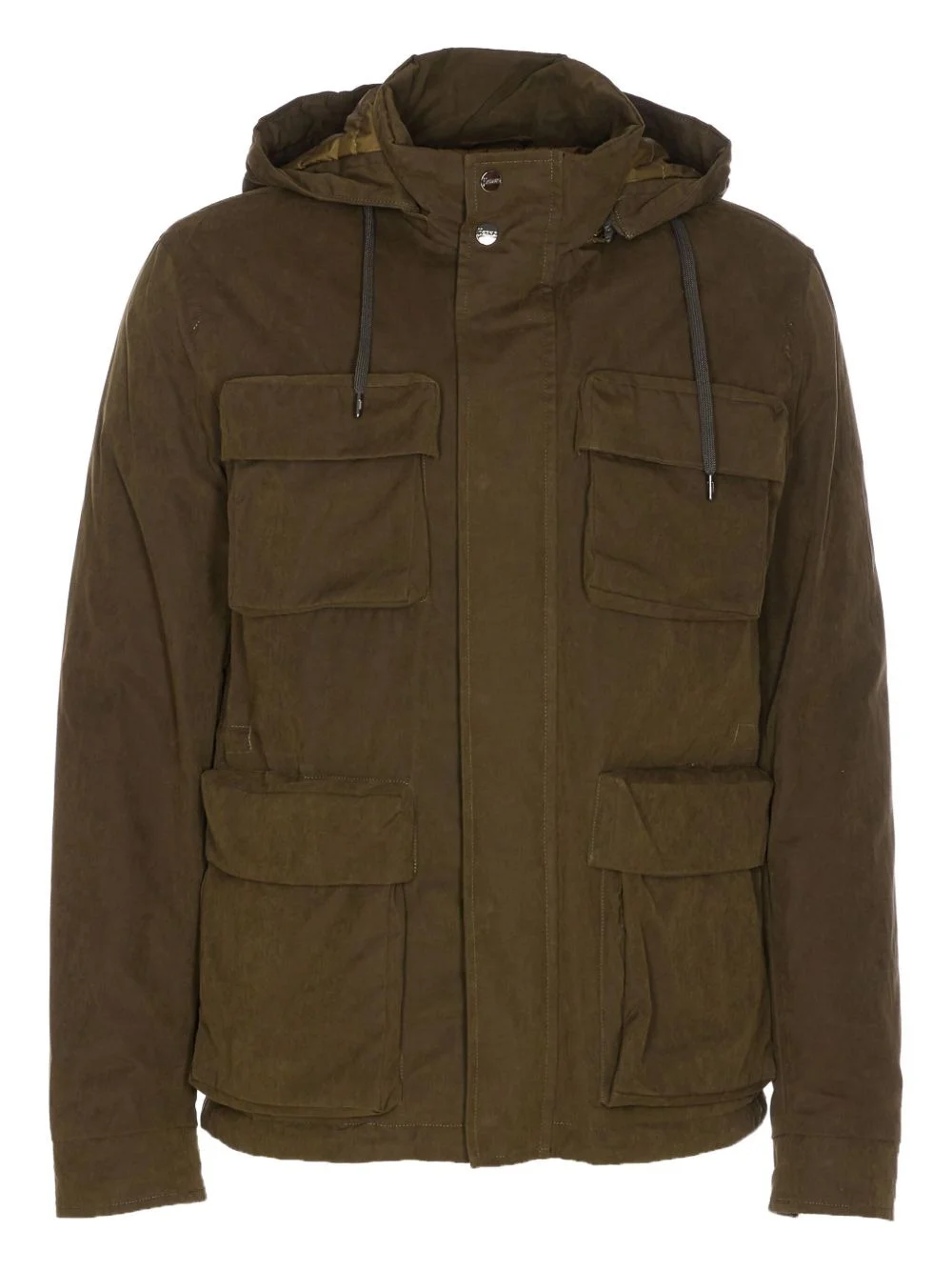hooded padded parka - 1
