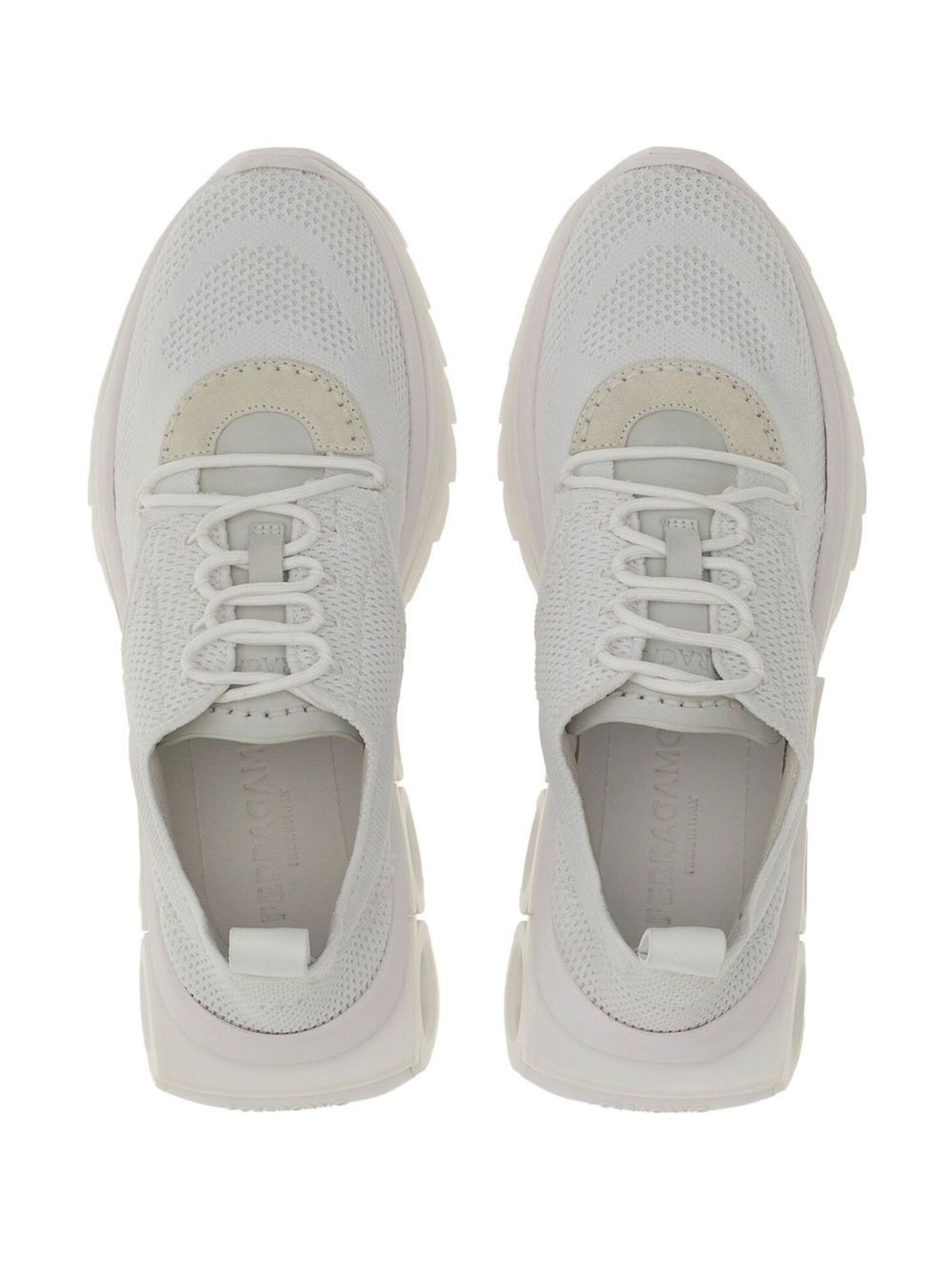 Gancini-plaque low-top sneakers - 3