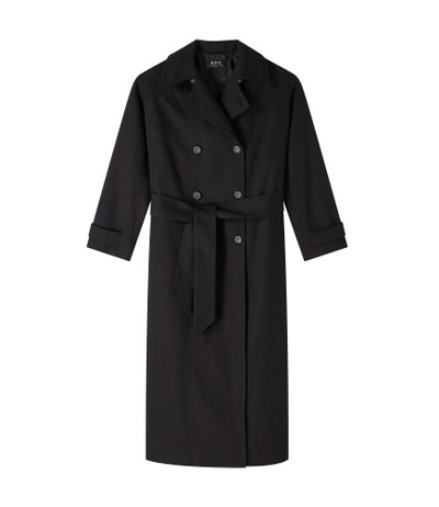 A.P.C. Louise trench coat outlook