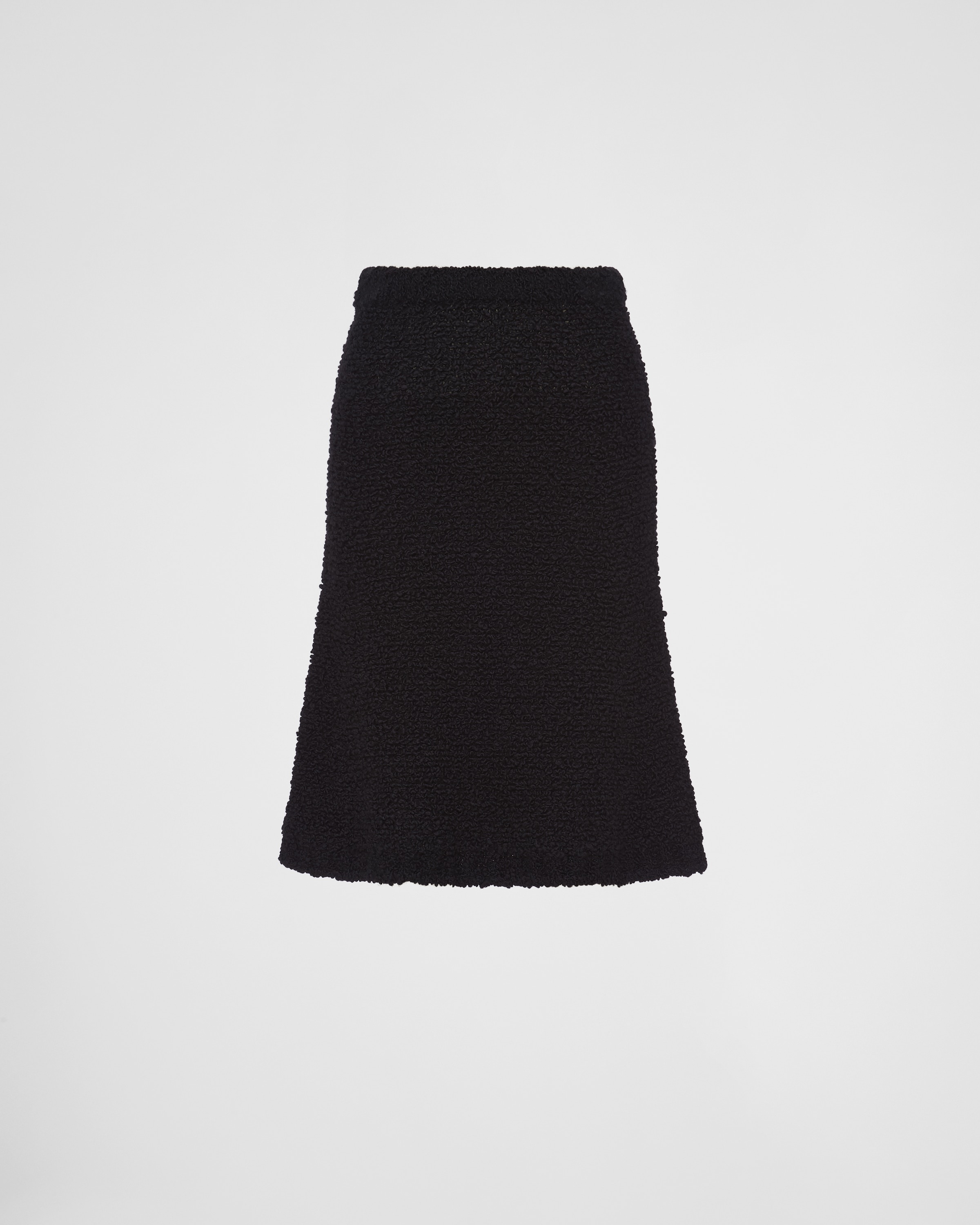 【プラダ・PRADA】Boucle mohair knit skirt Prada Bouclé mohair knit skirt | farfetch | REVERSIBLE