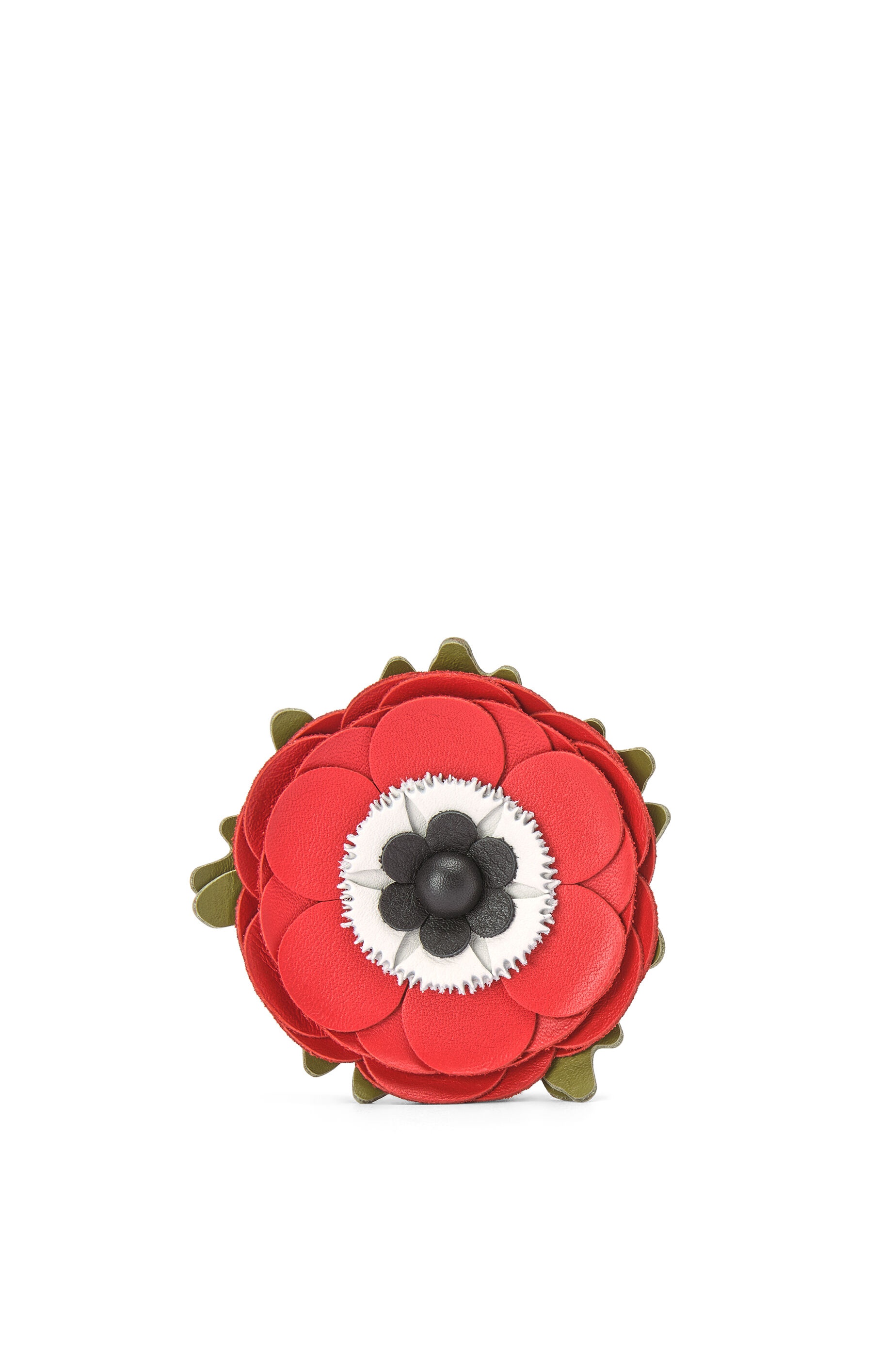 Pansy stud flower in classic calfskin - 1