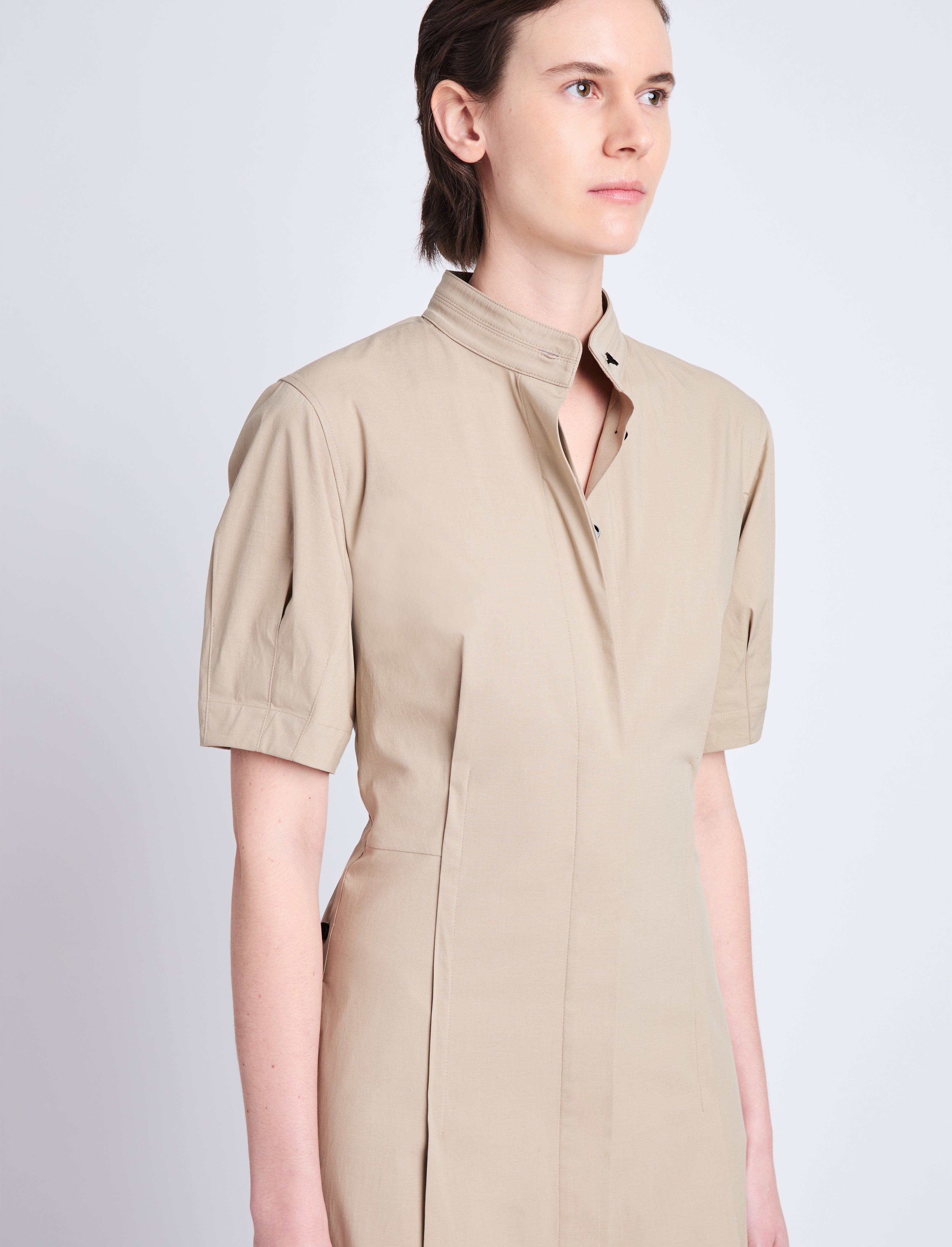 Tracey Dress in Eco Poplin - 5