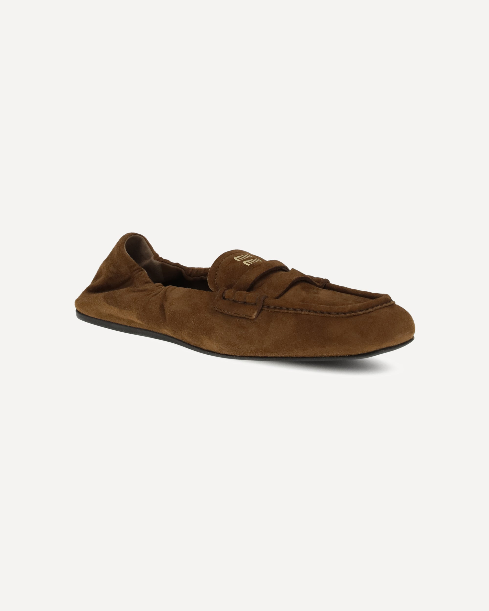 Suede Ruches Loafers - 2