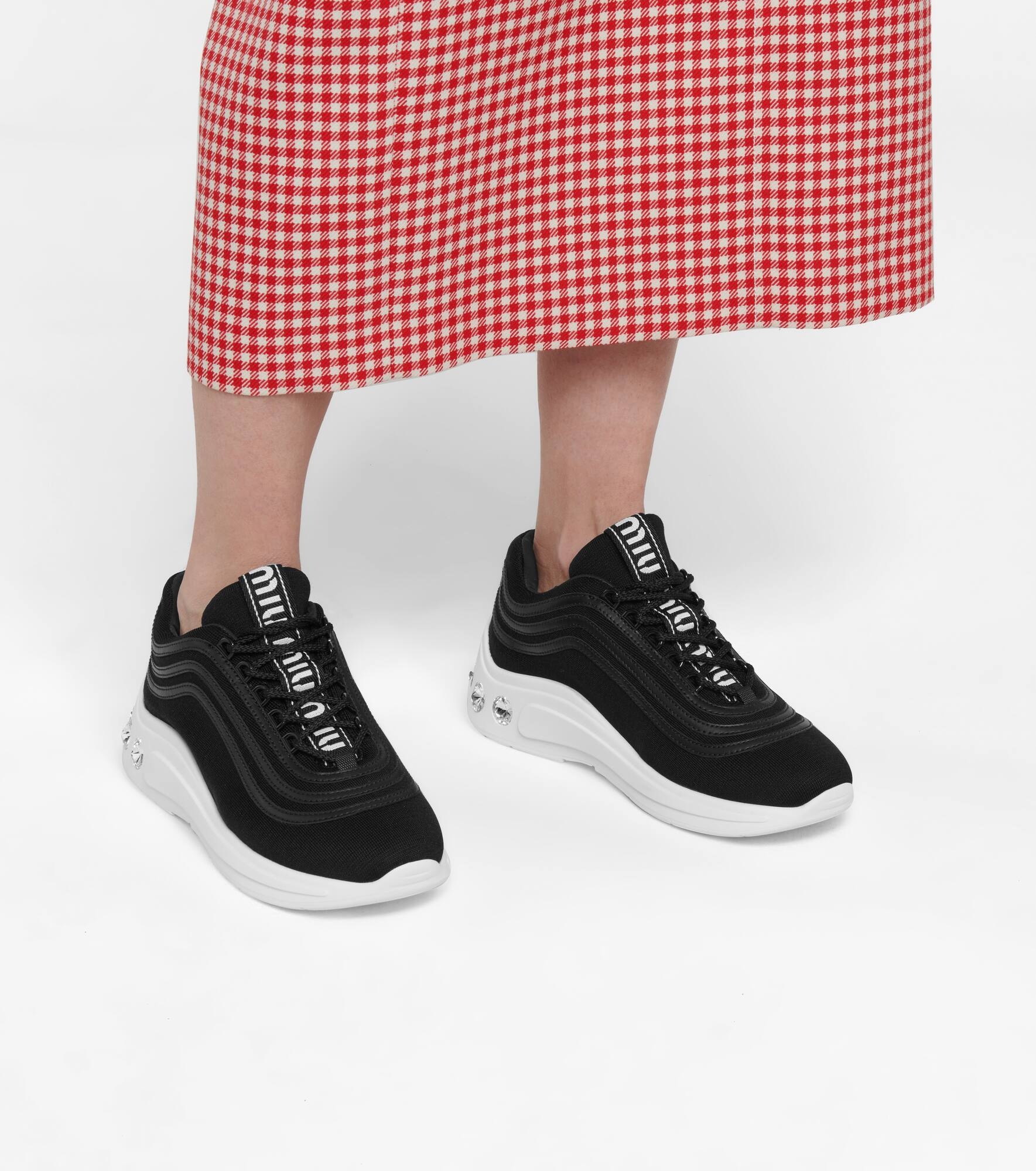 Crystal-embellished sneakers - 4