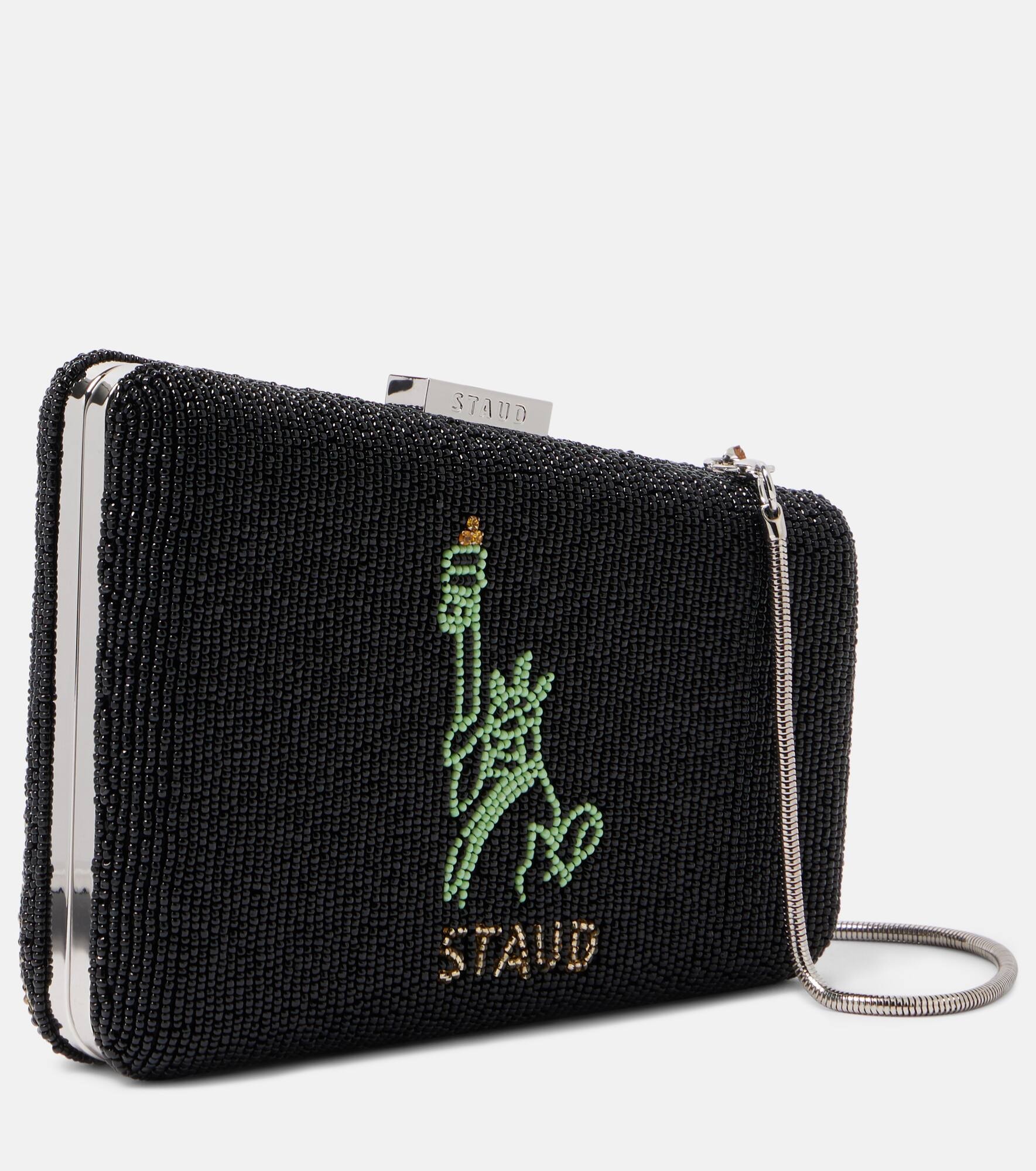 Carmella NYC Skyline beaded clutch - 4