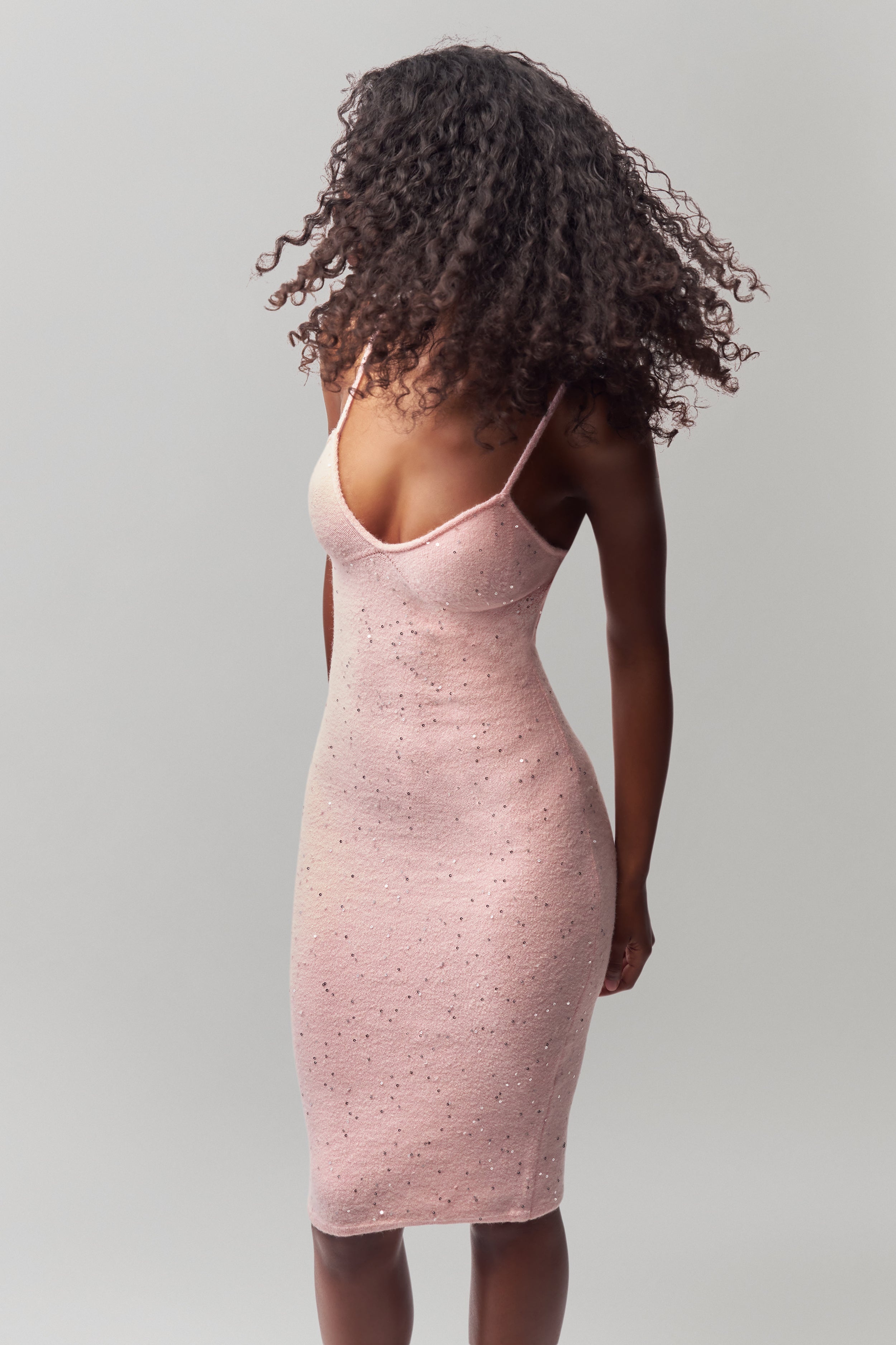 AMELIA SEQUIN KNIT DRESS - 3