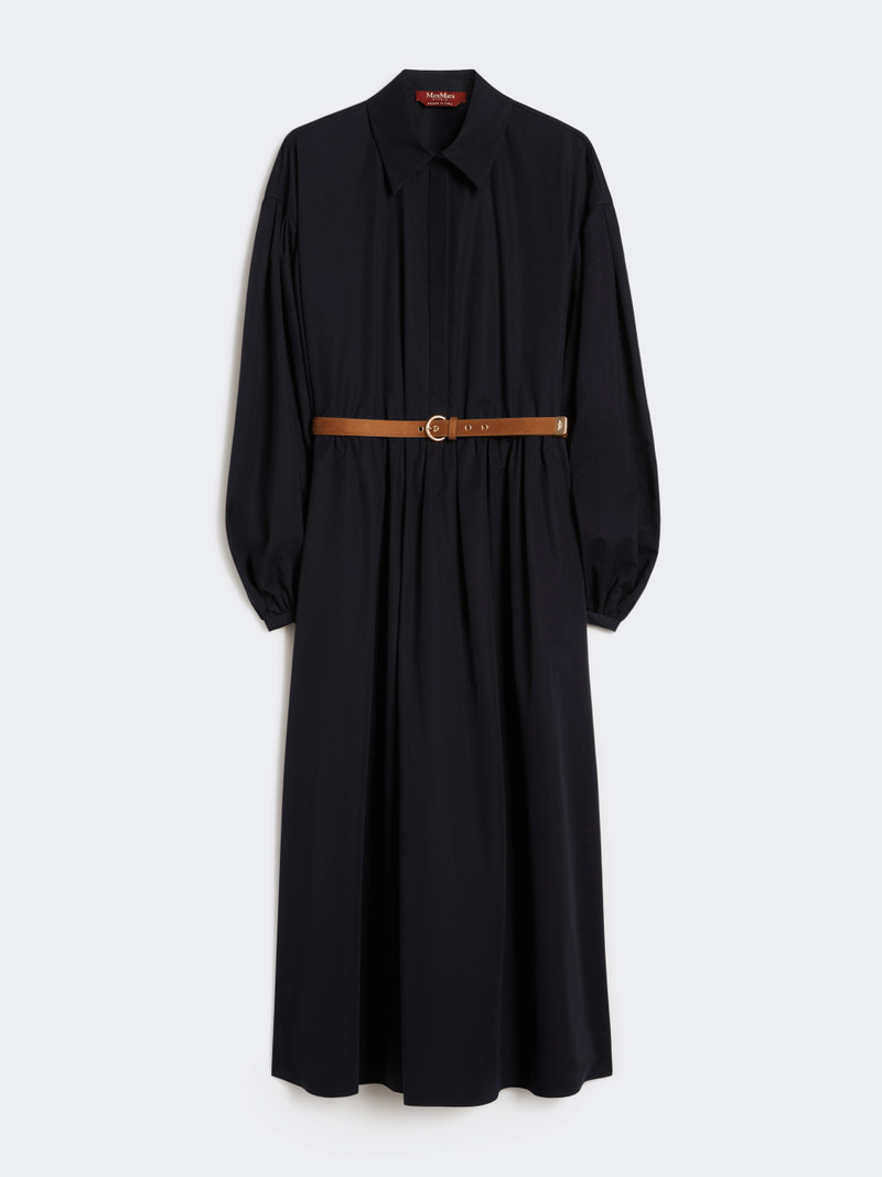 MARMO Cotton shirt dress - NAVY 1