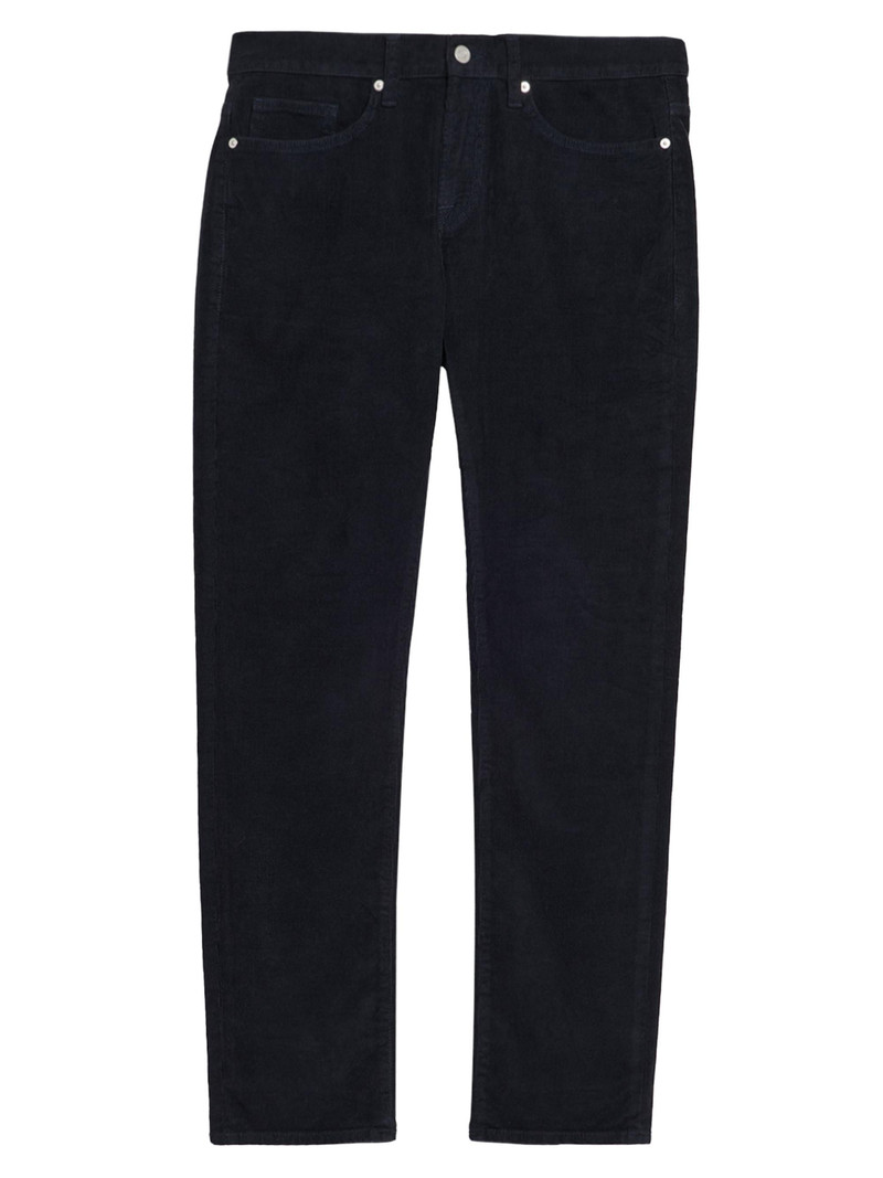 Men's L'Homme Slim Corduroy Pants - Navy 1