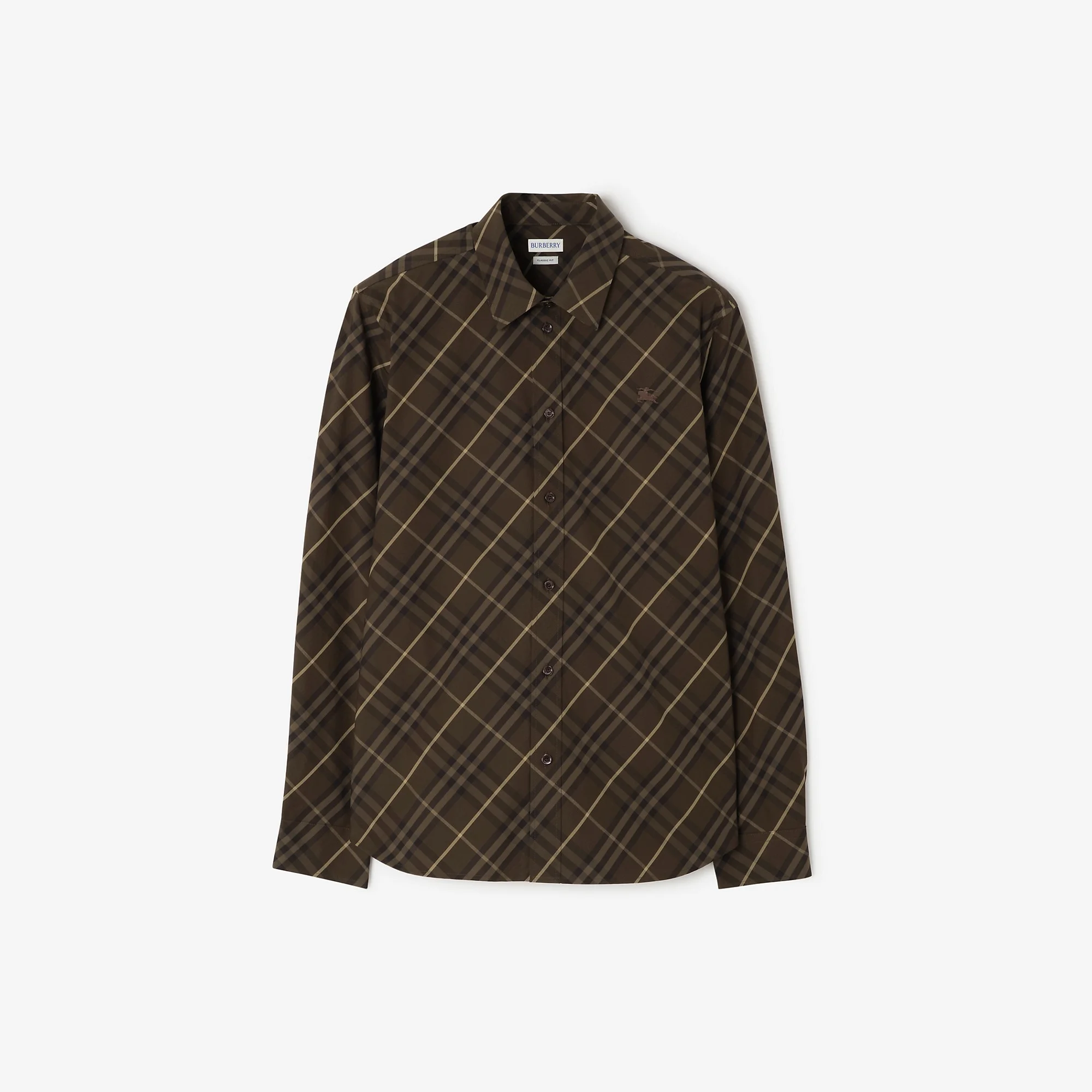 Classic Fit Check Cotton Shirt - 1