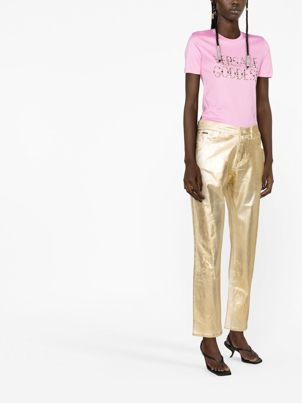 logo-embellished T-shirt - 3