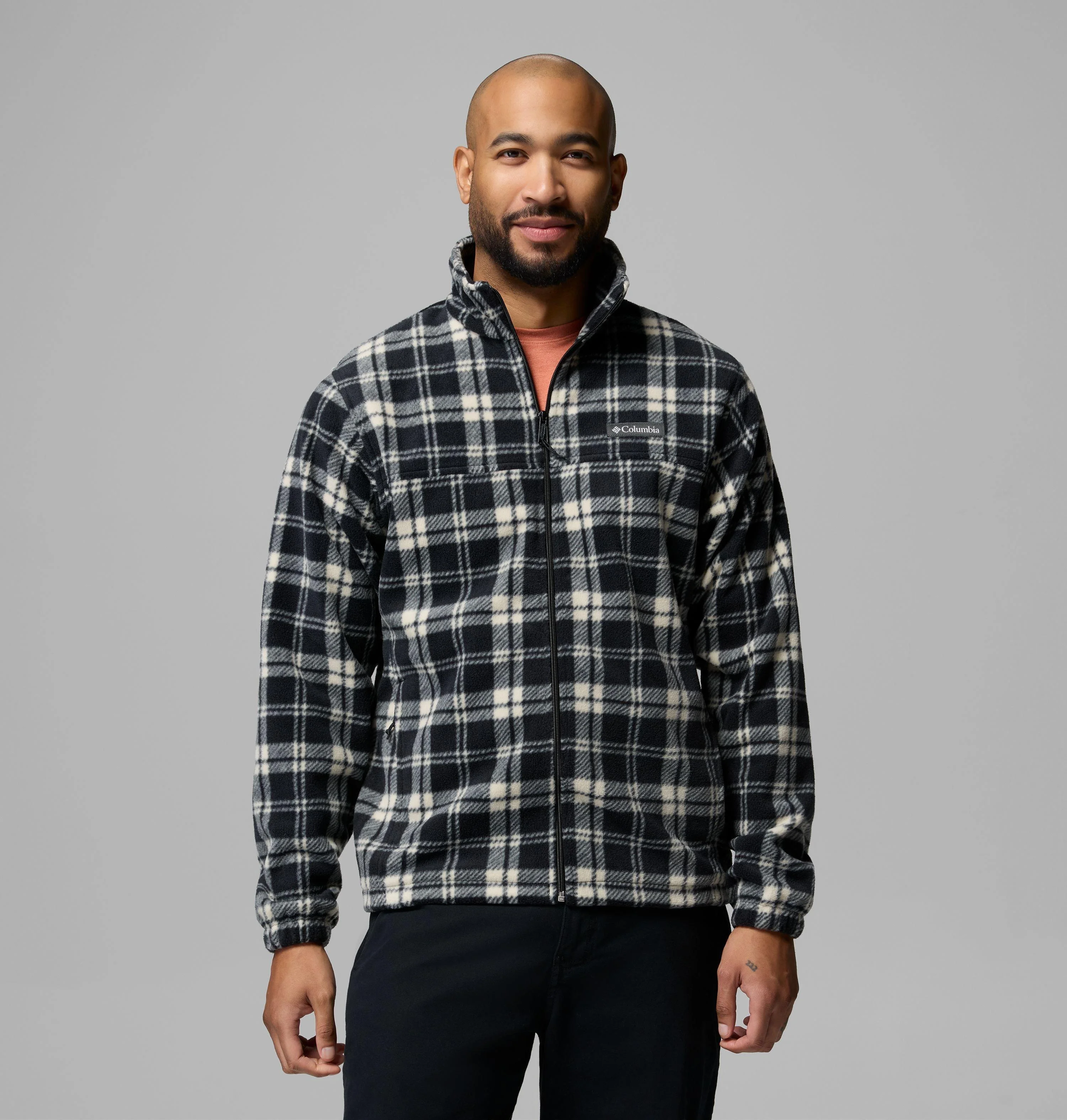 Men’s Steens Mountain Printed Fleece Jacket - 1