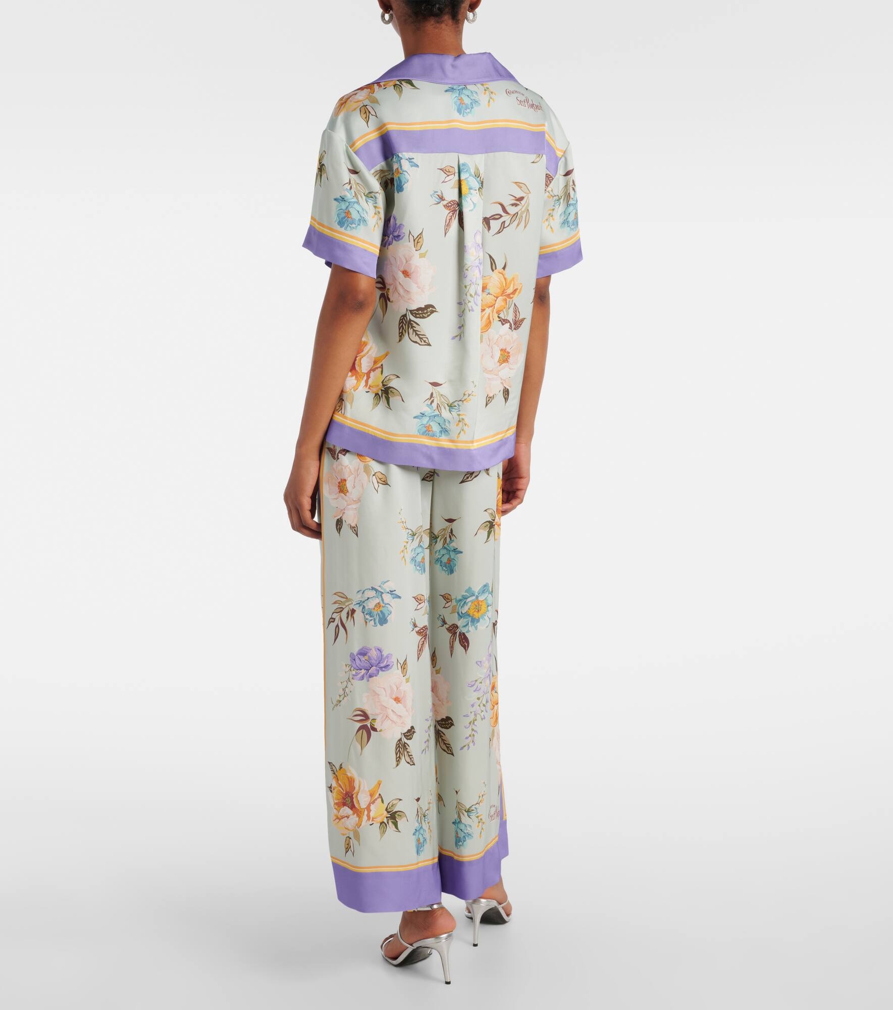Floral twill shirt - 3
