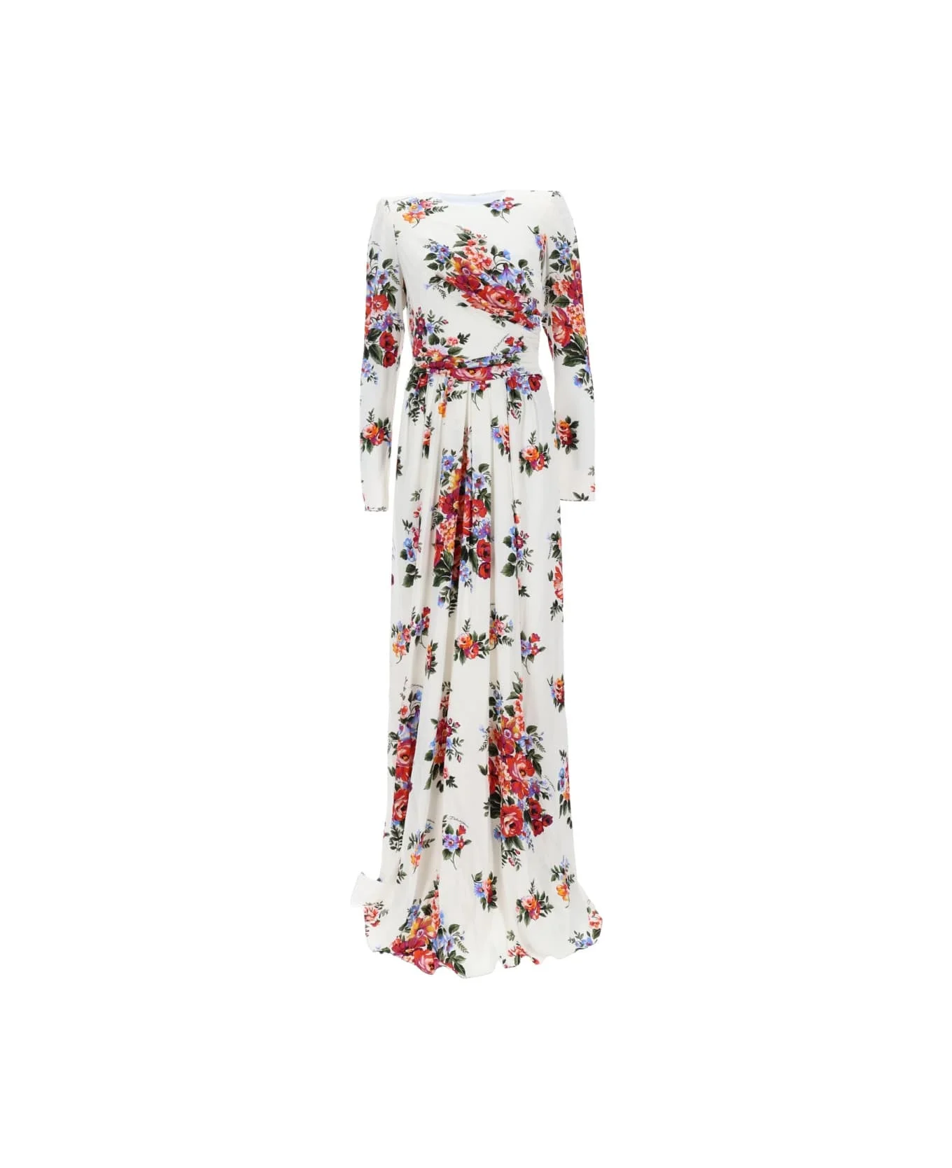 Long Dress With Floral Print - 1
