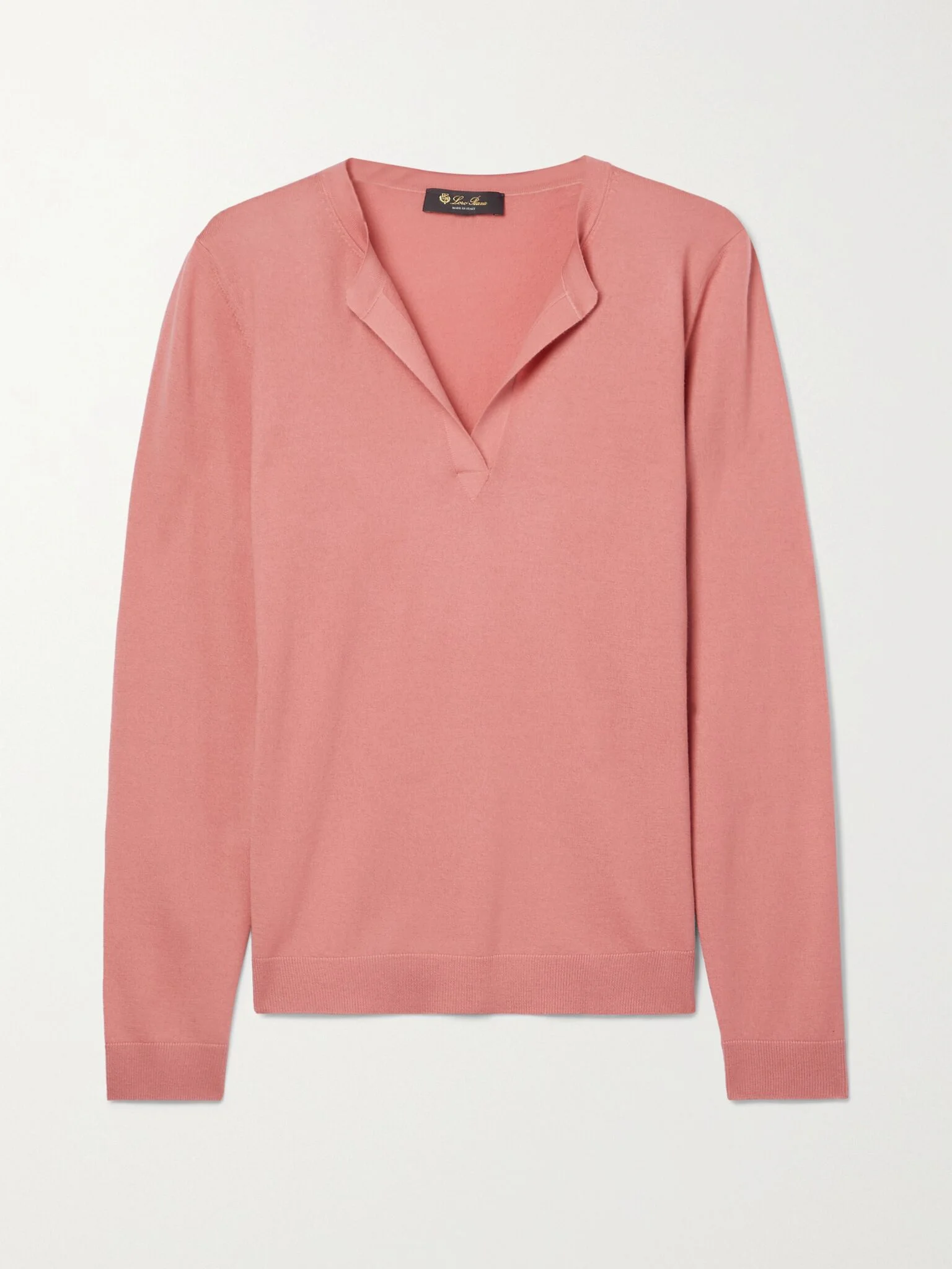 Piuma cashmere sweater Antique rose - 1