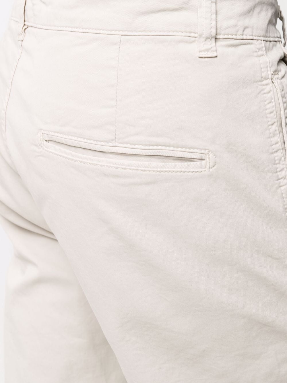 mid-rise straight-leg chinos - 5