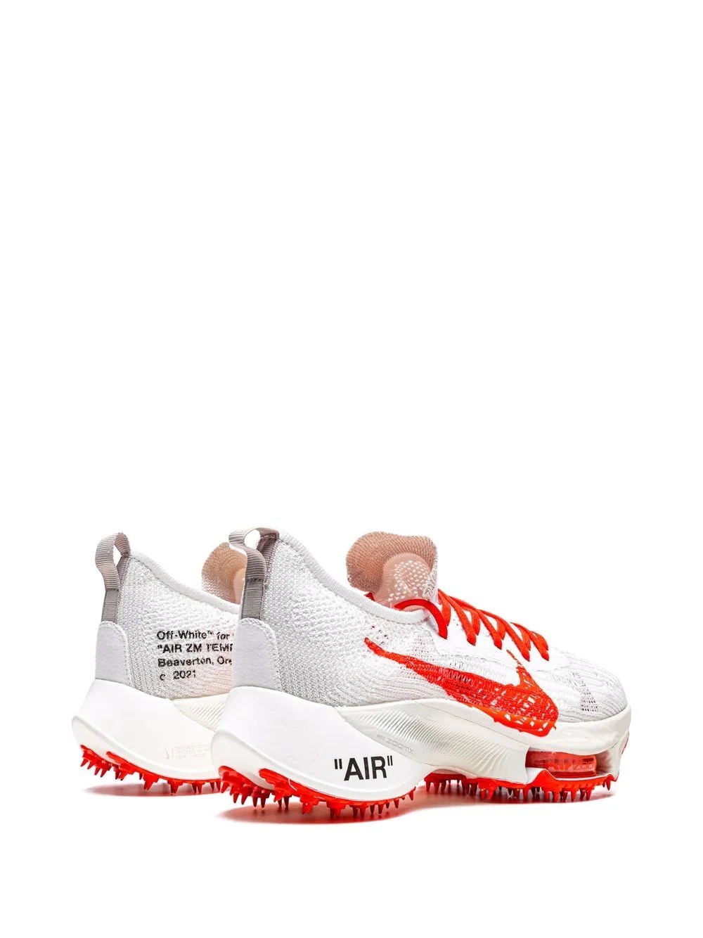 x Off-White Air Zoom Tempo NEXT% sneakers "Solar Red" - 3