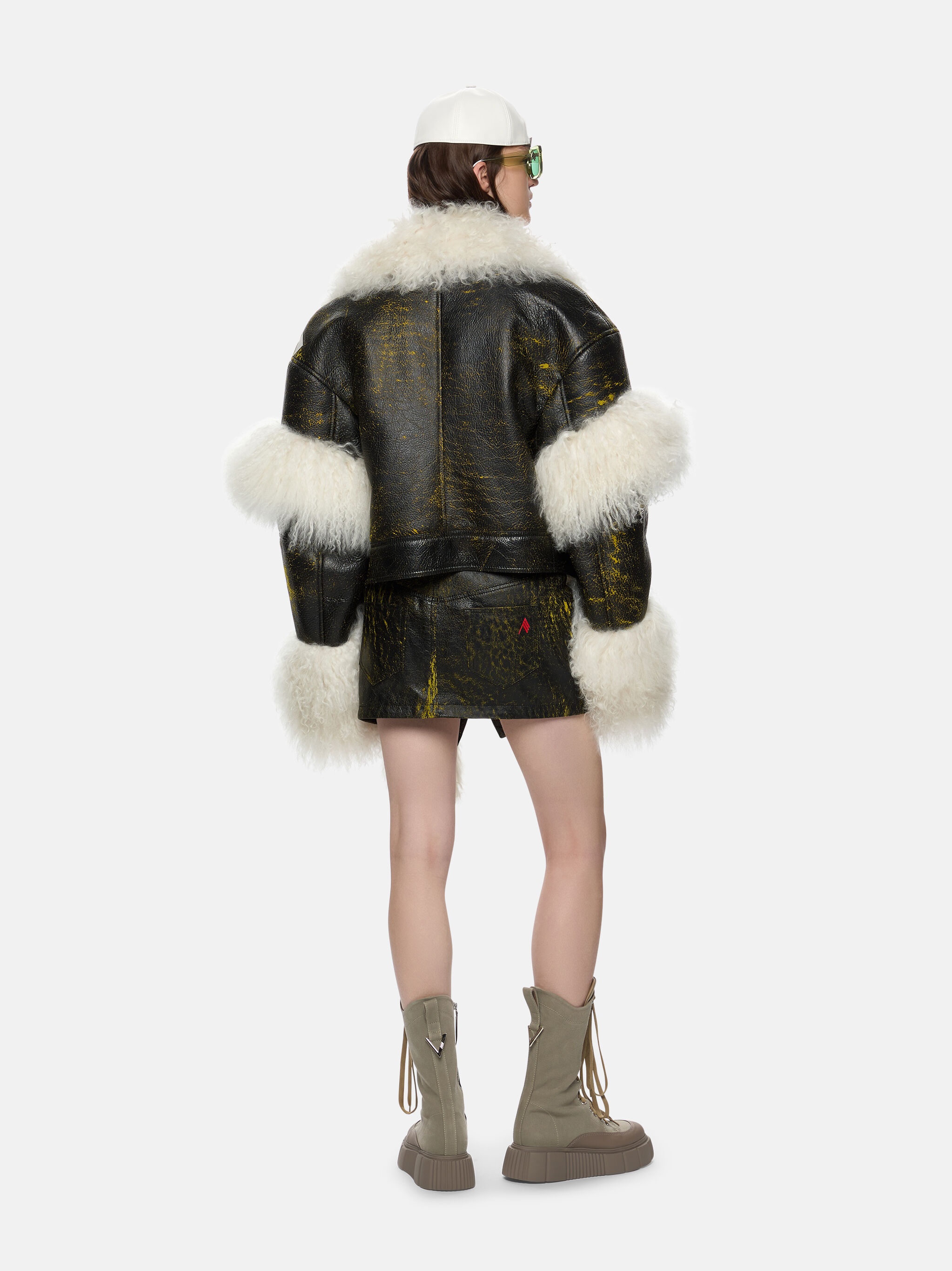 ''NOELLE'' BLACK AND YELLOW BOMBER - 3