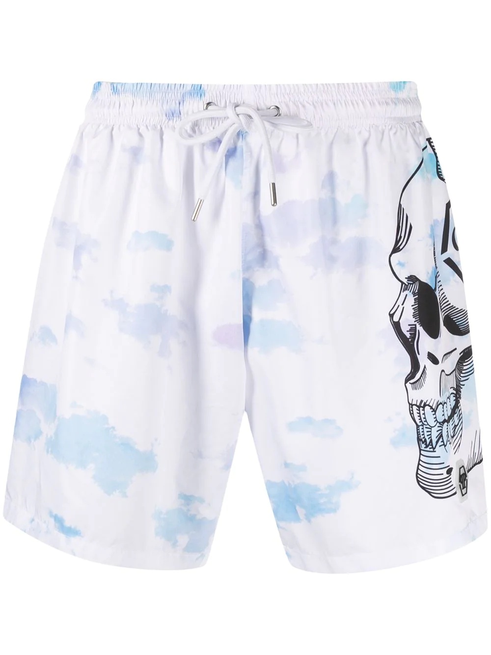 cloud-print swimshorts - 1