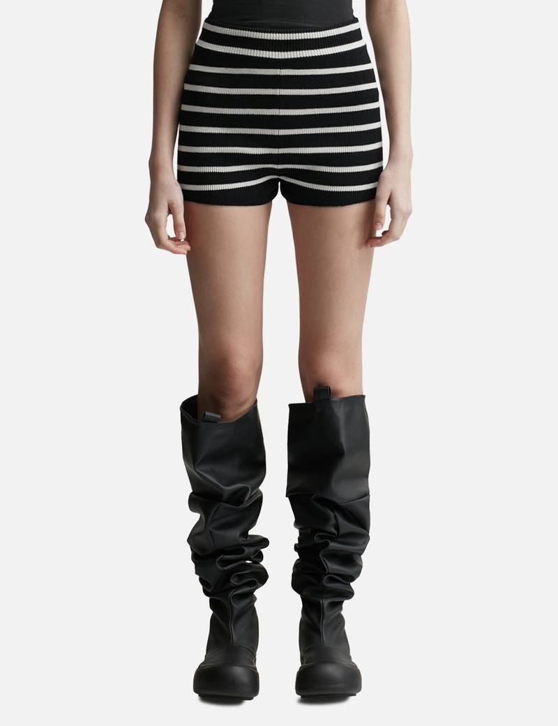 AMI EMBROIDERY SAILOR MINI SHORT 1
