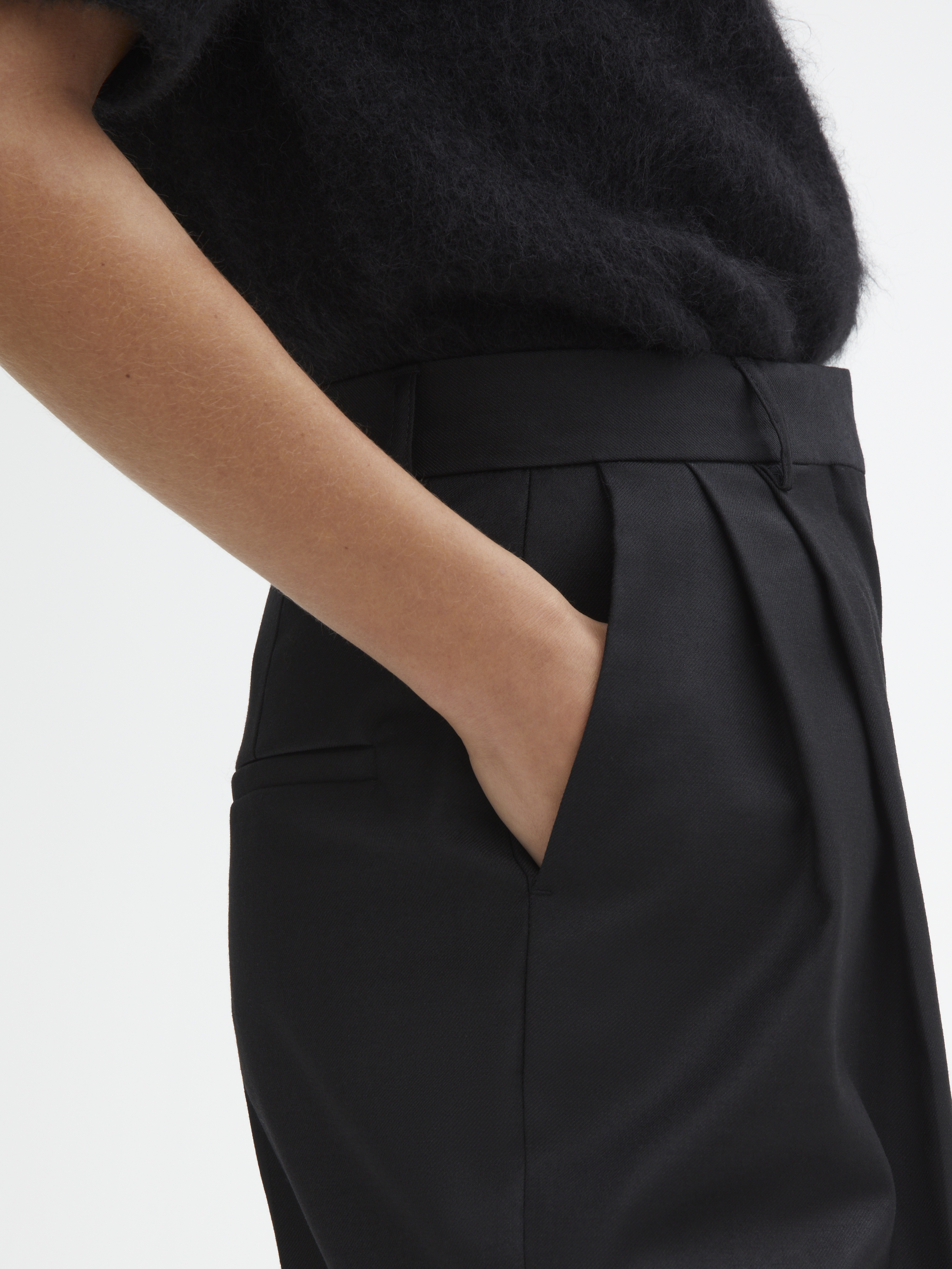 Wide suit trousers cropped - 5