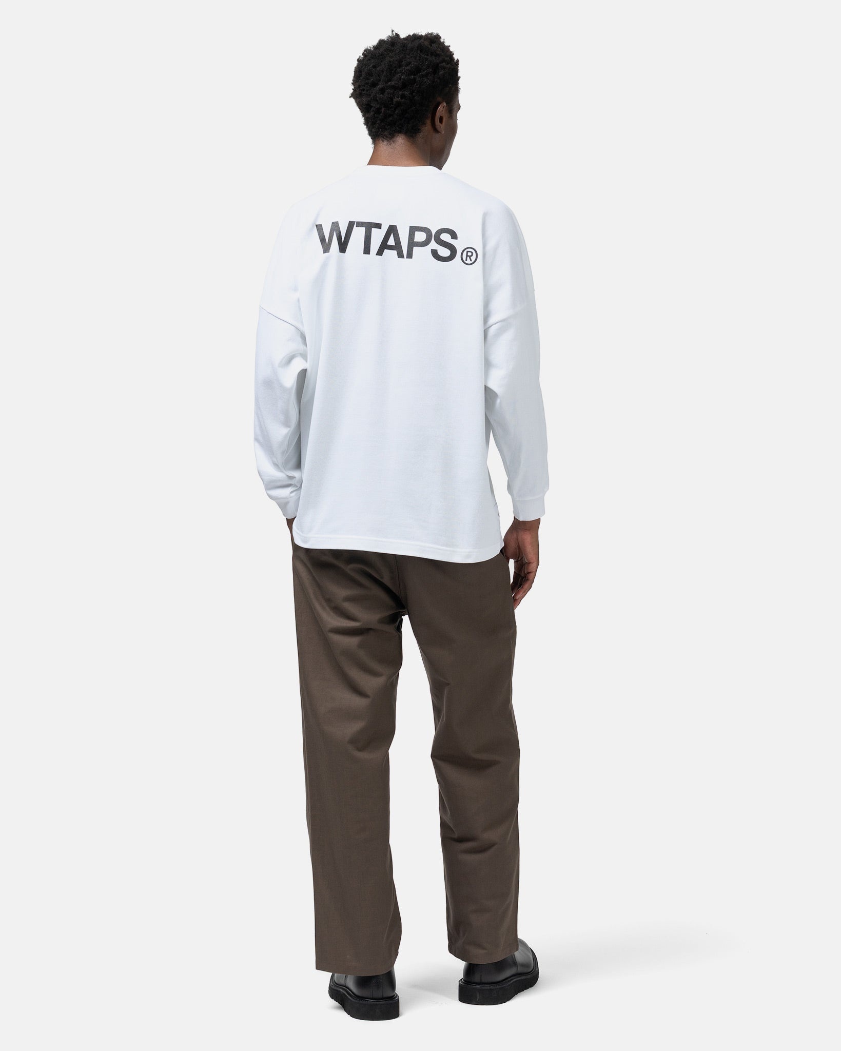 トップス WTAPS IDENTITY / LS / COTTON White L WTAPS Identity / LS / Cotton White | HAVEN