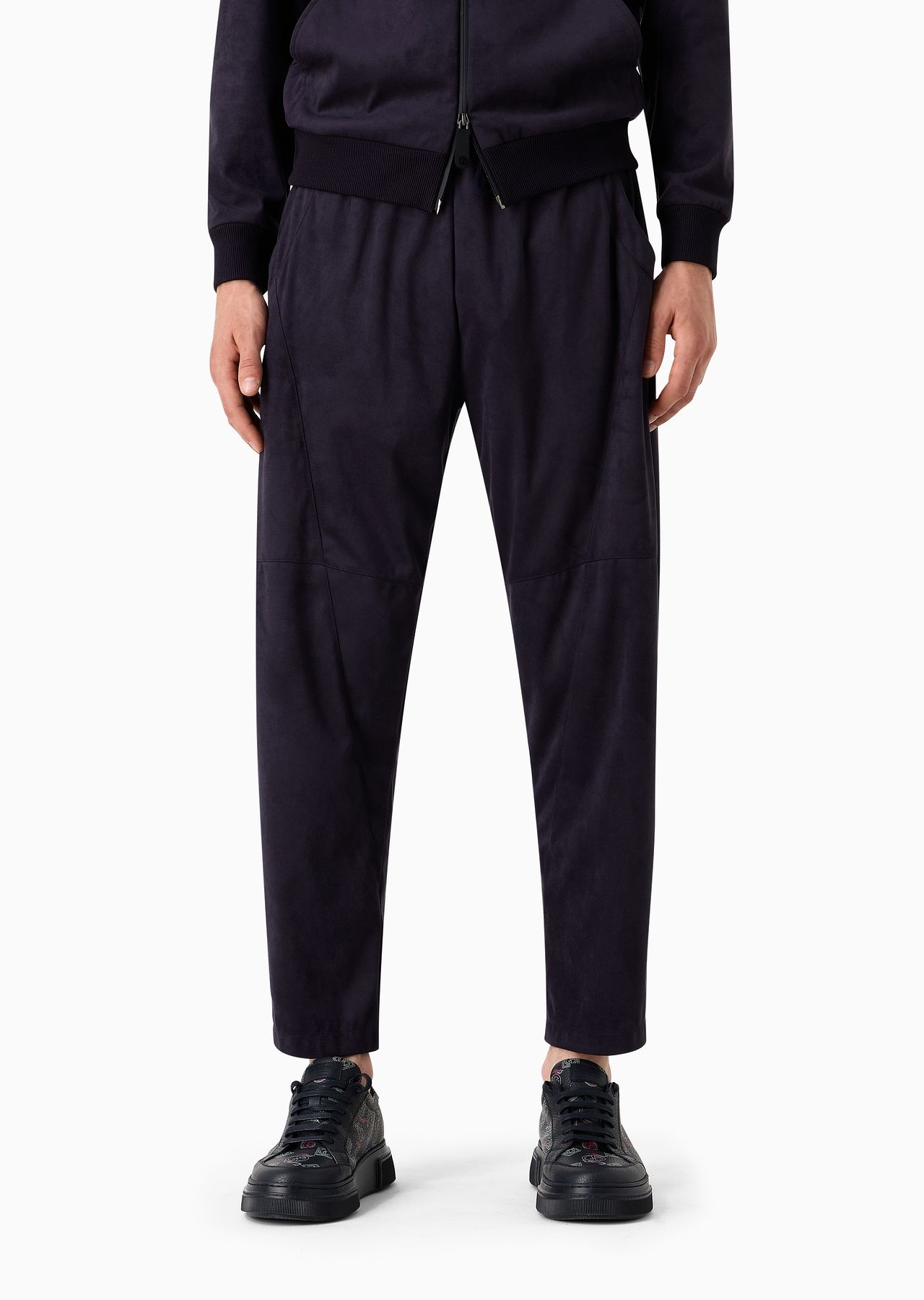 Faux-suede trousers - 2