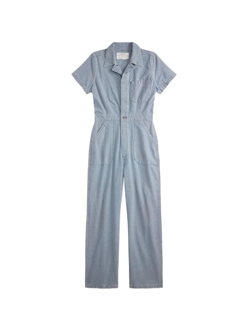 short-sleeved jumpsuit - 1