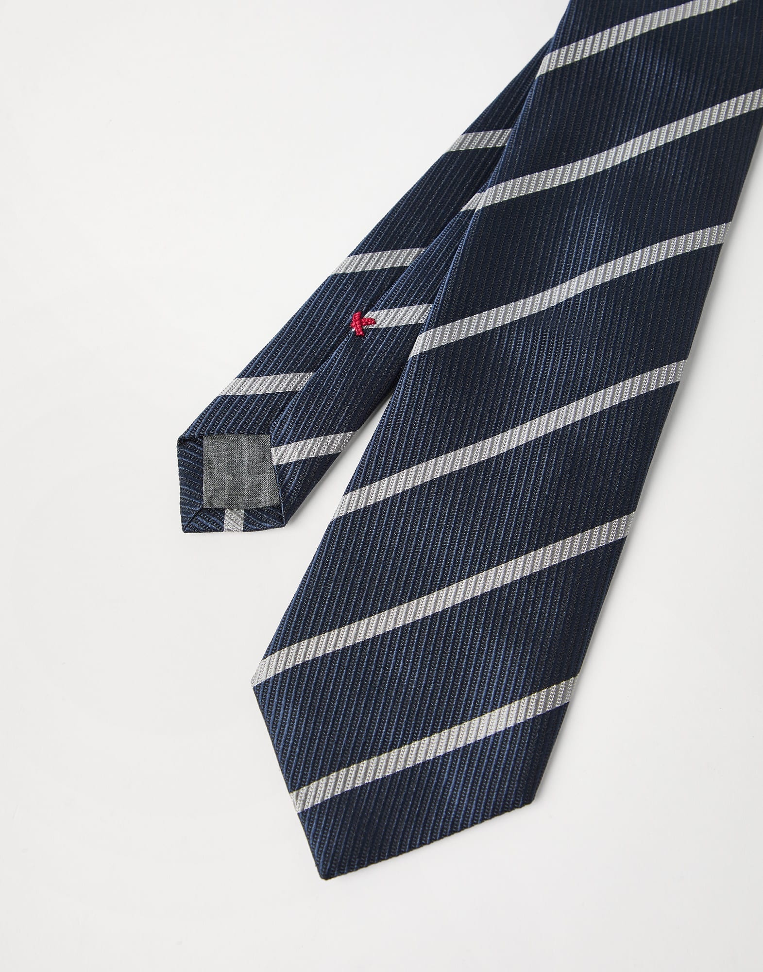 Striped silk tie - 2