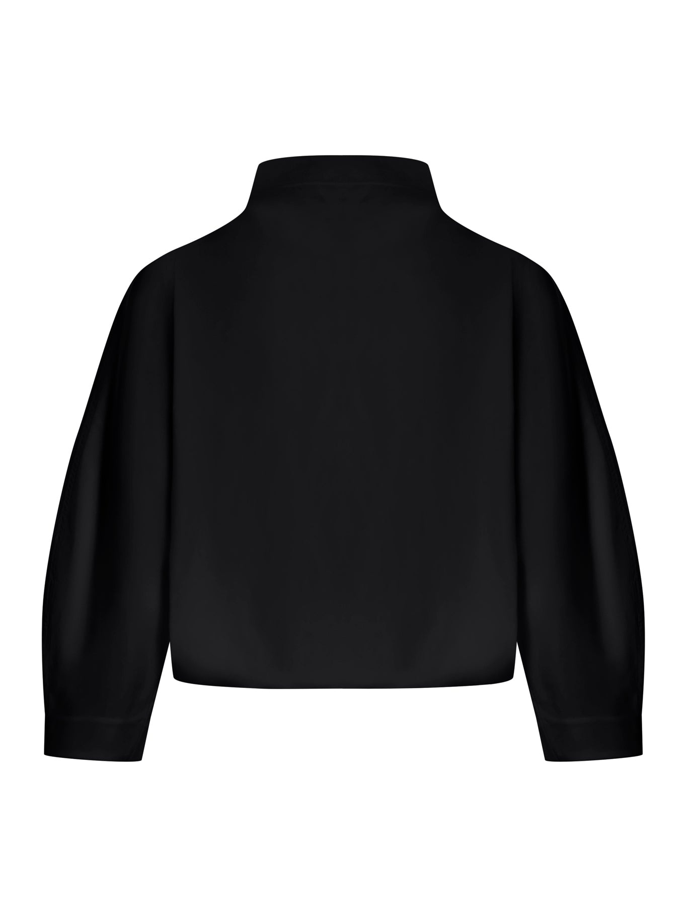 CROP SHIRT IN TECHNICAL FABRIC - 2
