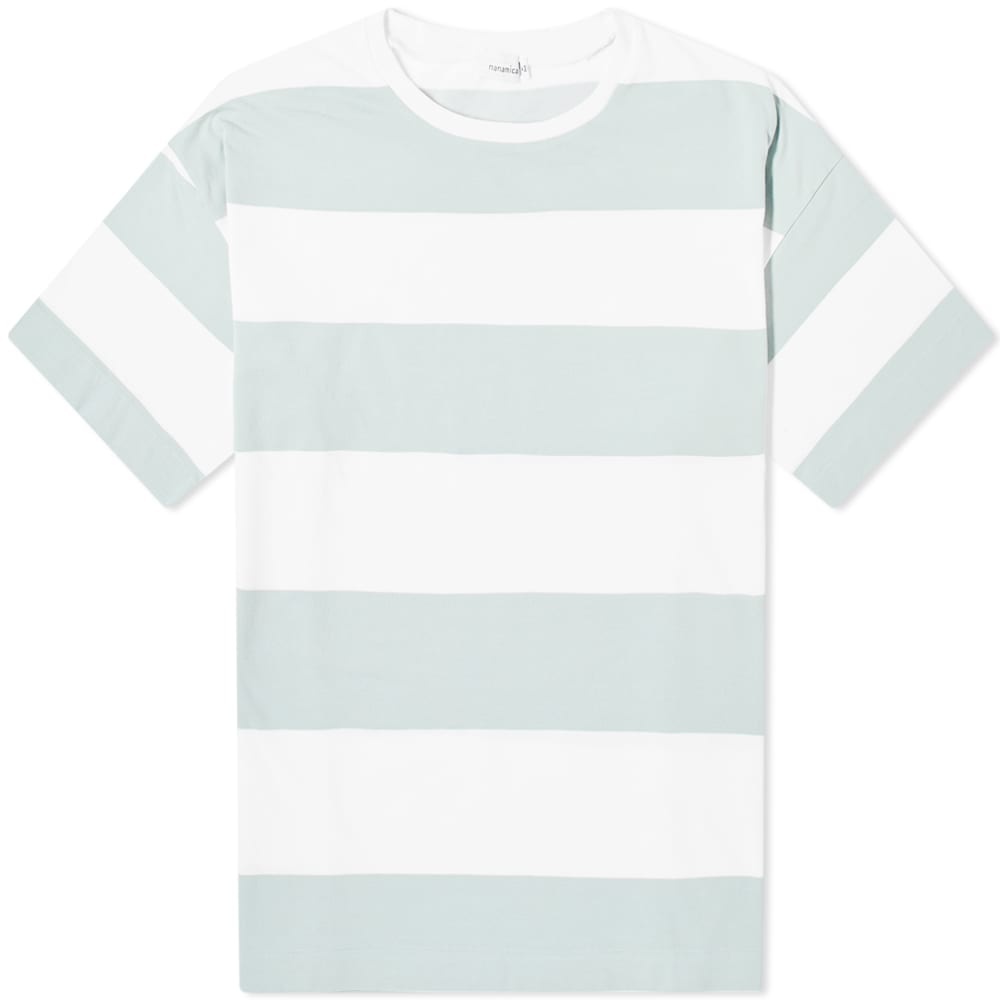 Nanamica Wide Stripe Tee - 1