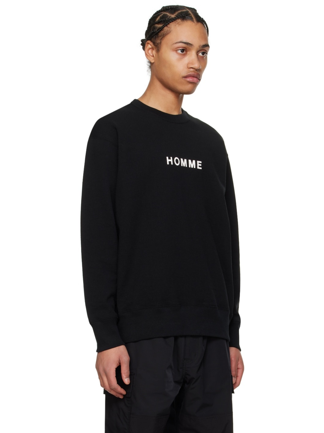 Black Crewneck Sweatshirt - 2