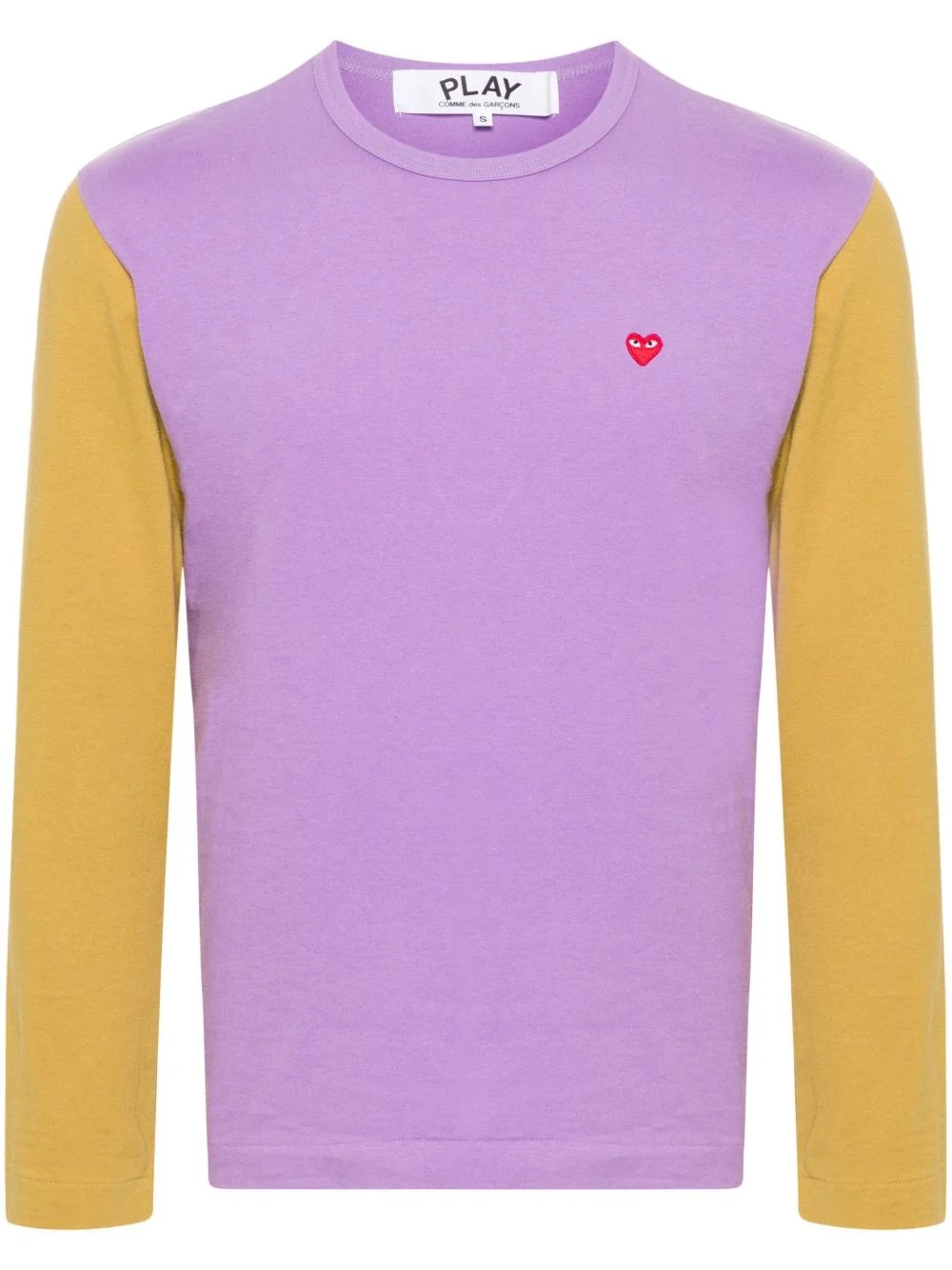 Heart-patch cotton T-shirt - 1