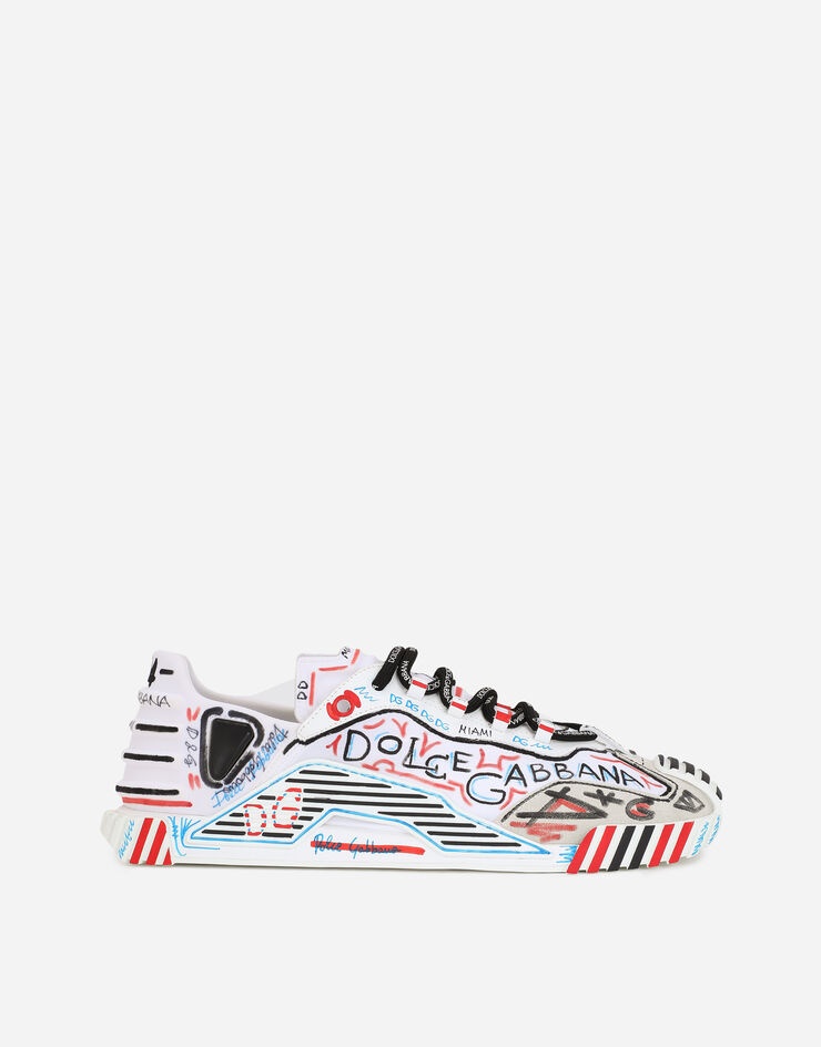 Mixed-materials Miami NS1 slip-on sneakers - 1