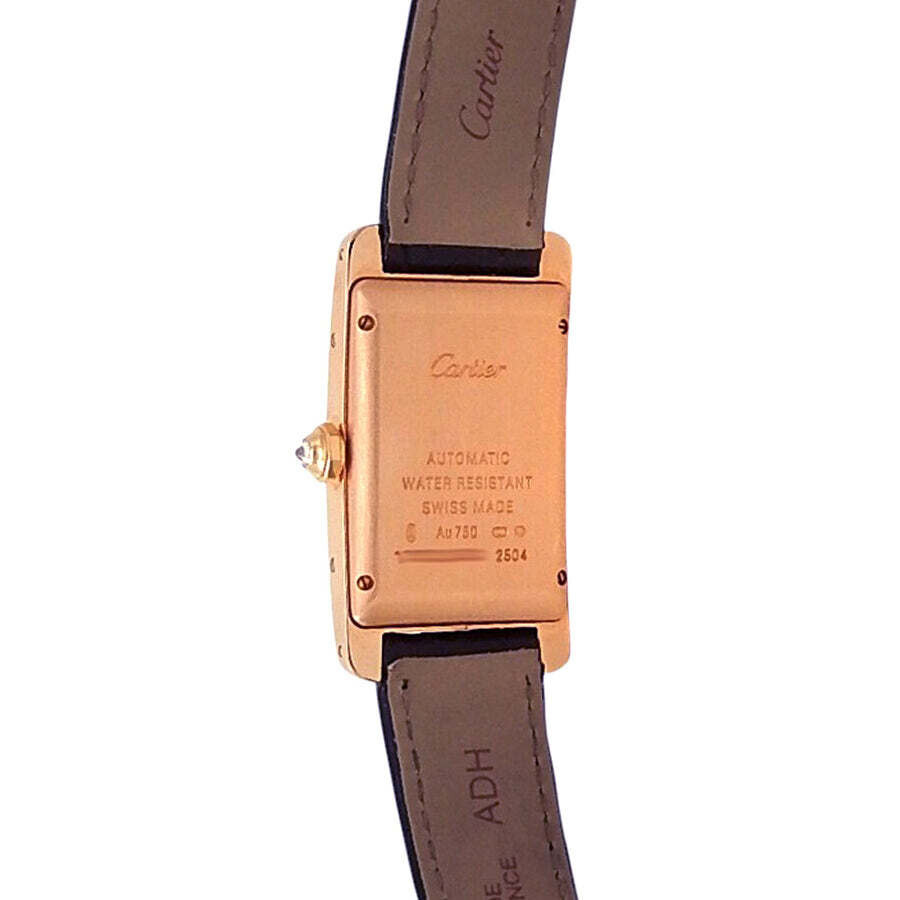 Pre-owned Cartier Tank Americaine Diamond Silver Dial Ladies Watch WB704751 - 5