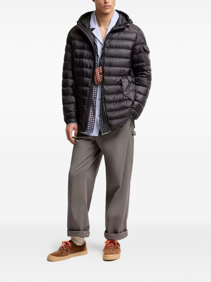 Moncler zip-up padded coat outlook